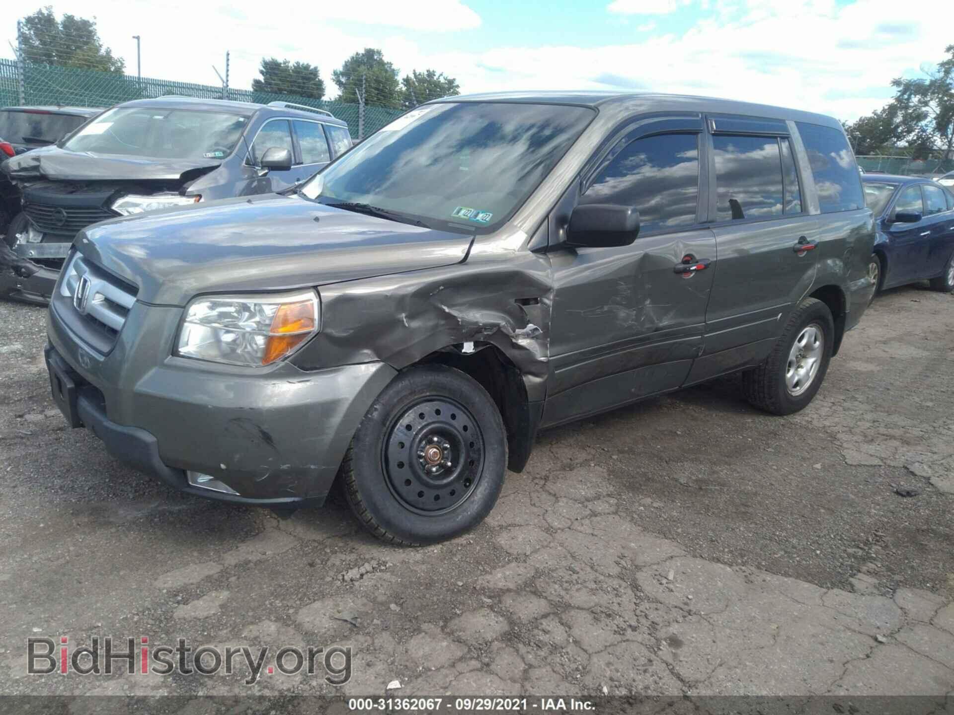 2007 HONDA PILOT - VIN: 2HKYF18117H511170 - Фото 2