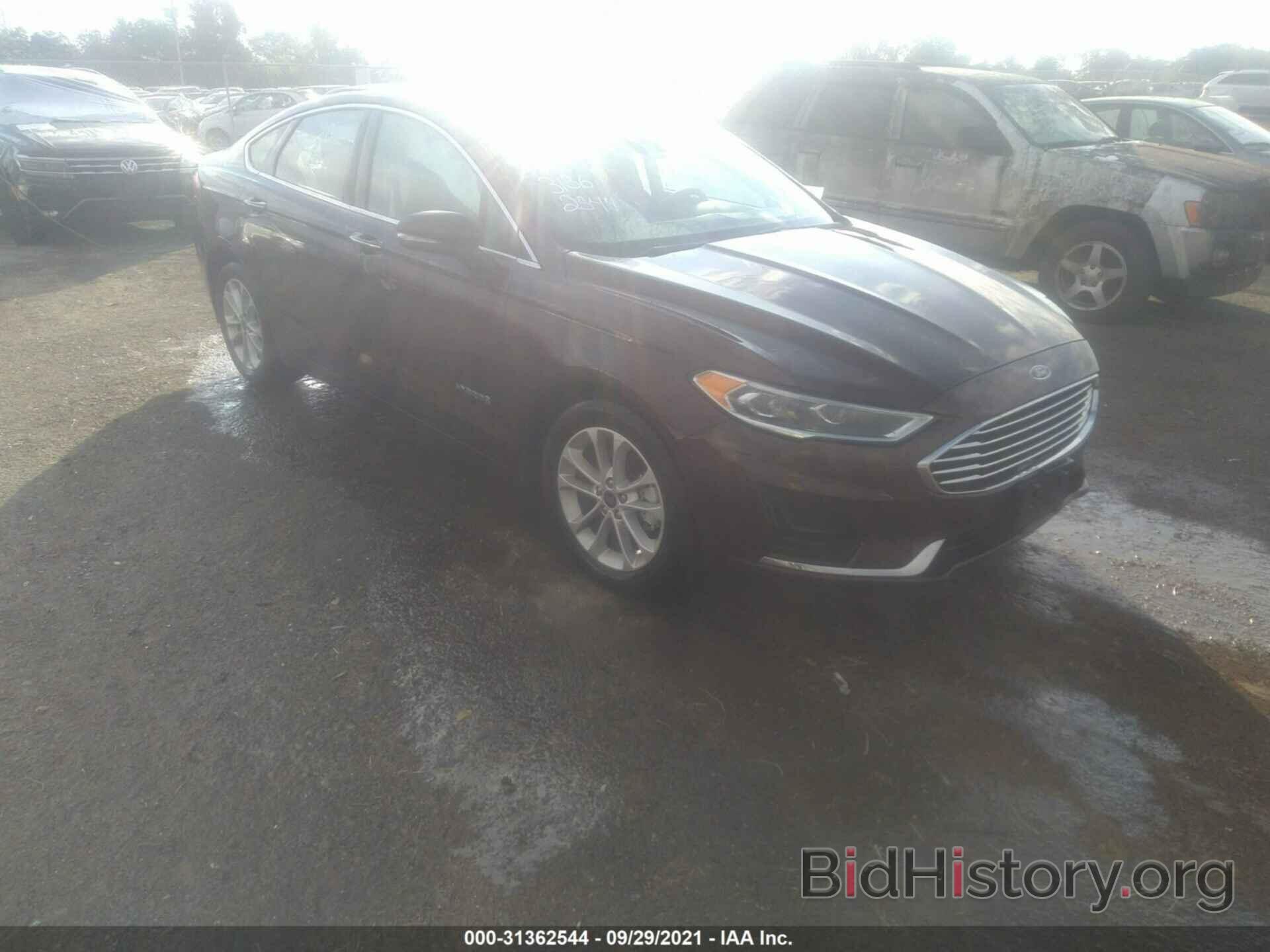 Фотография 3FA6P0MU2KR103108 - FORD FUSION HYBRID 2019