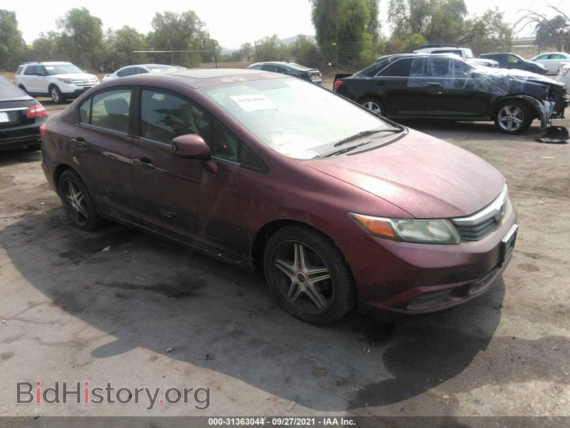 Photo 2HGFB2F86CH512697 - HONDA CIVIC SDN 2012