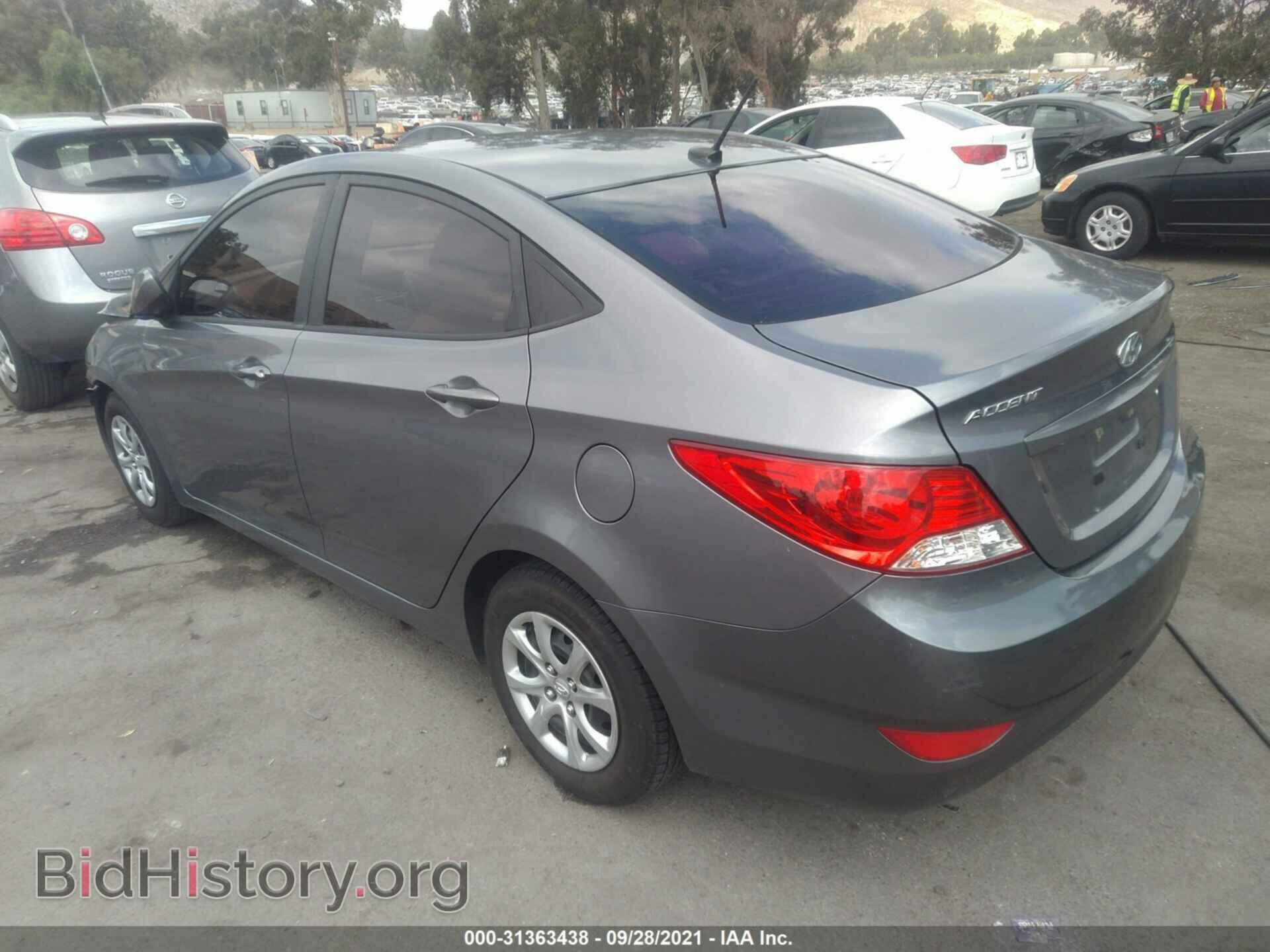 2014 HYUNDAI ACCENT - VIN: KMHCT4AE7EU709588 - Фото 3