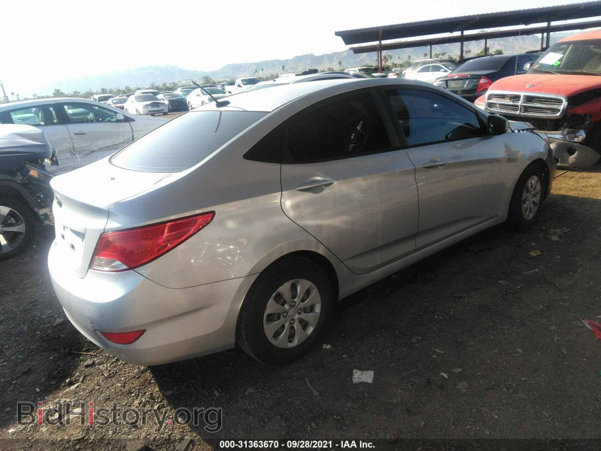 2015 HYUNDAI ACCENT - VIN: KMHCT4AEXFU819357 - Фото 4