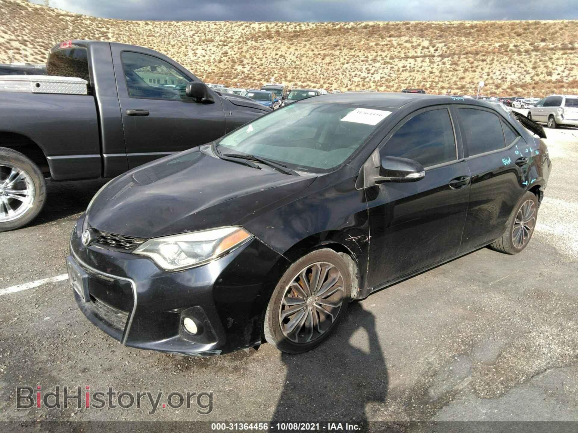 2014 TOYOTA COROLLA - VIN: 5YFBURHE0EP008114 - Фото 2