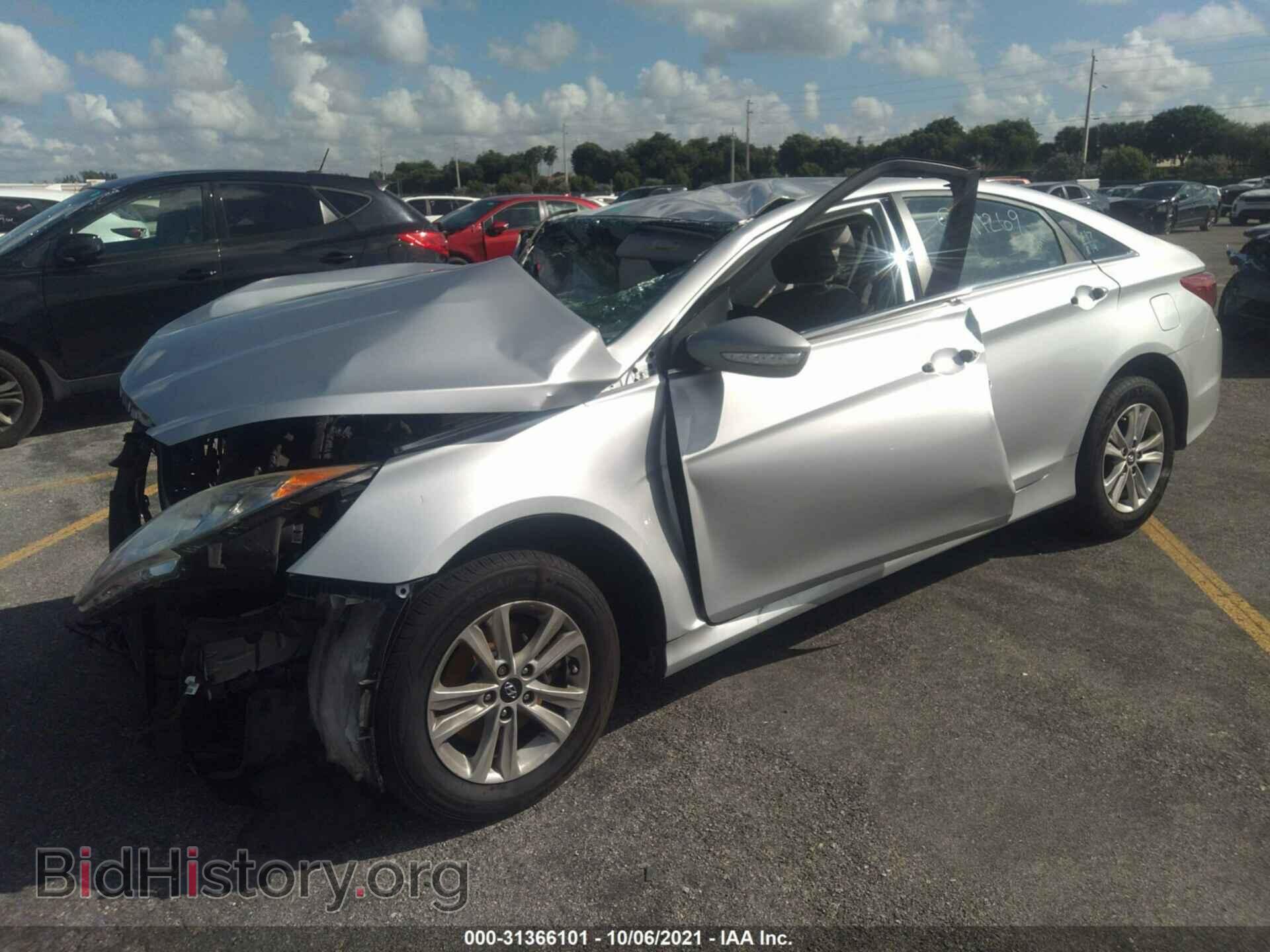 2014 HYUNDAI SONATA - VIN: 5NPEB4ACXEH941269 - Фото 2