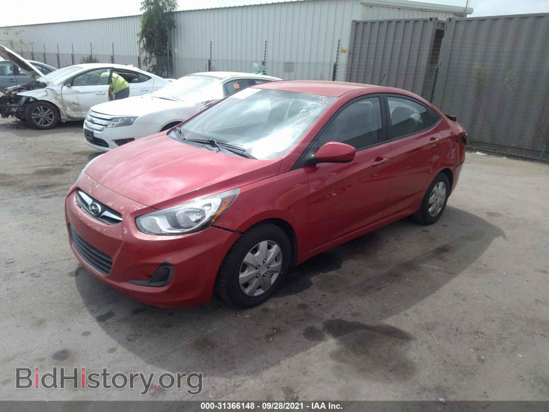 2013 HYUNDAI ACCENT - VIN: KMHCT4AE9DU541015 - Фото 2