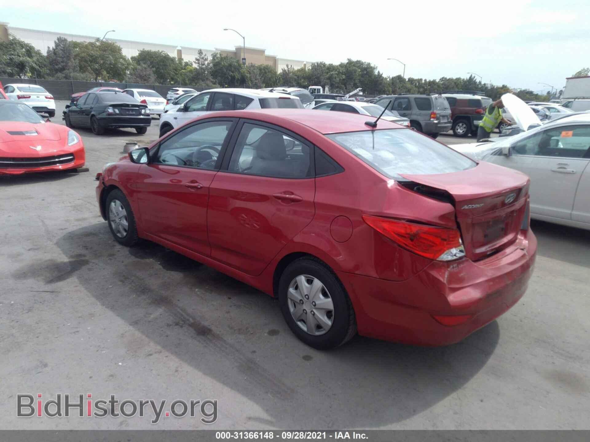 2013 HYUNDAI ACCENT - VIN: KMHCT4AE9DU541015 - Фото 3