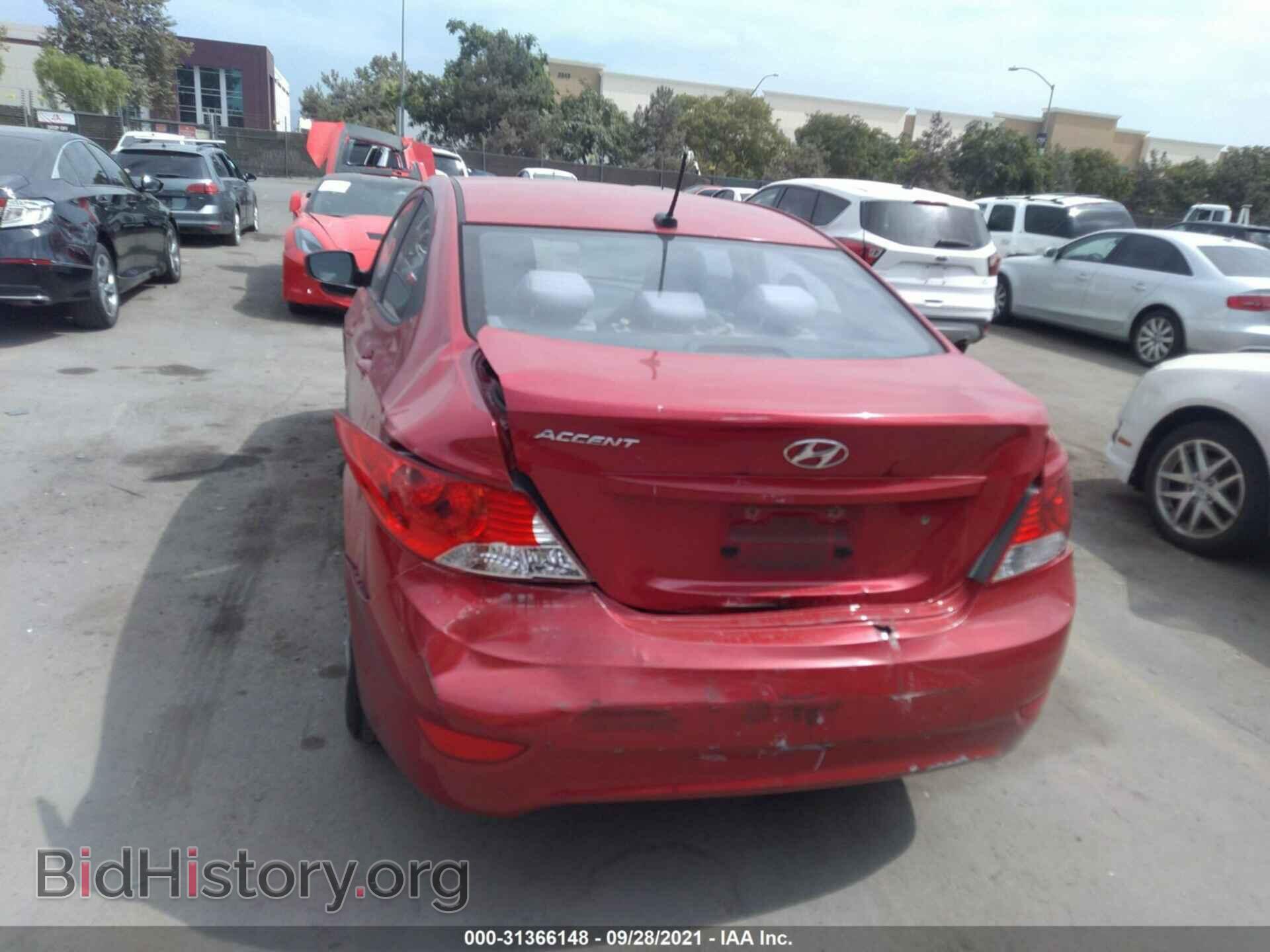 2013 HYUNDAI ACCENT - VIN: KMHCT4AE9DU541015 - Фото 6