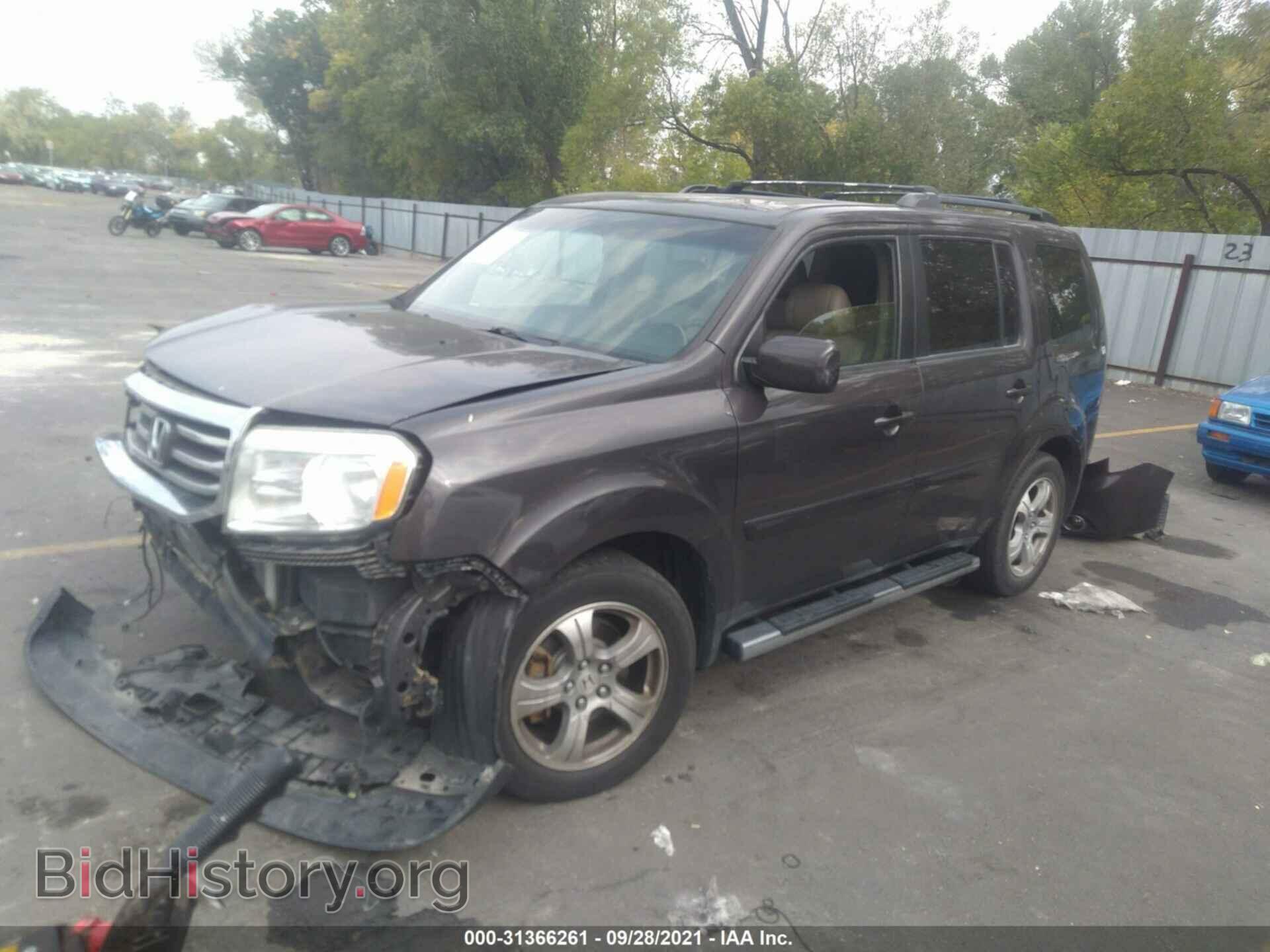 2013 HONDA PILOT - VIN: 5FNYF4H52DB022811 - Фото 2