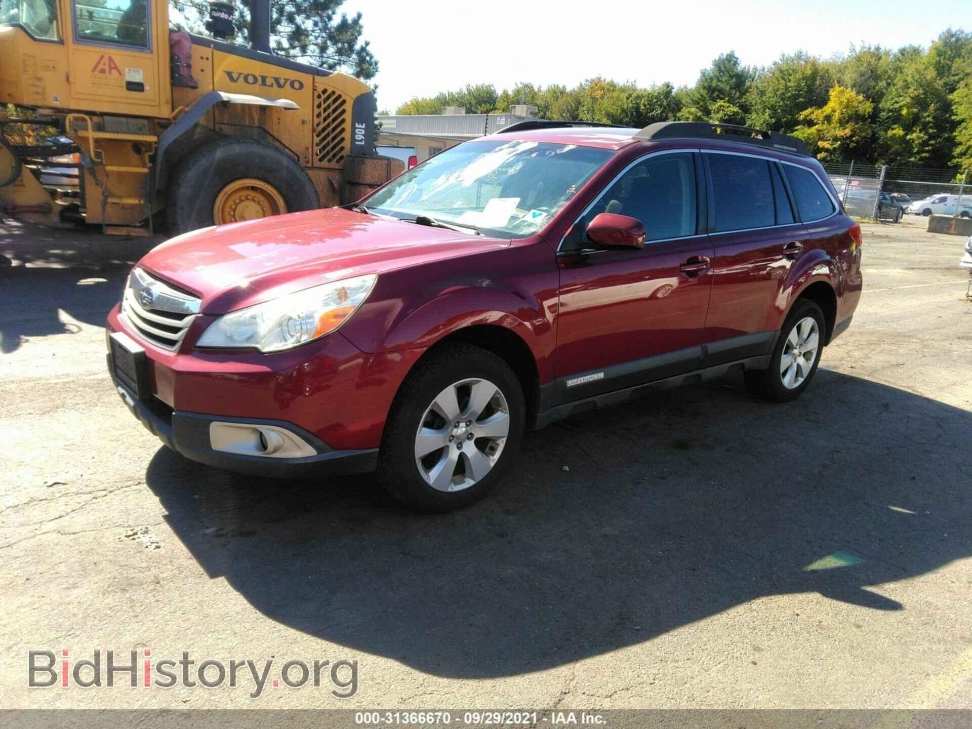 2011 SUBARU OUTBACK - VIN: 4S4BRBCC4B3363172 - Фото 2