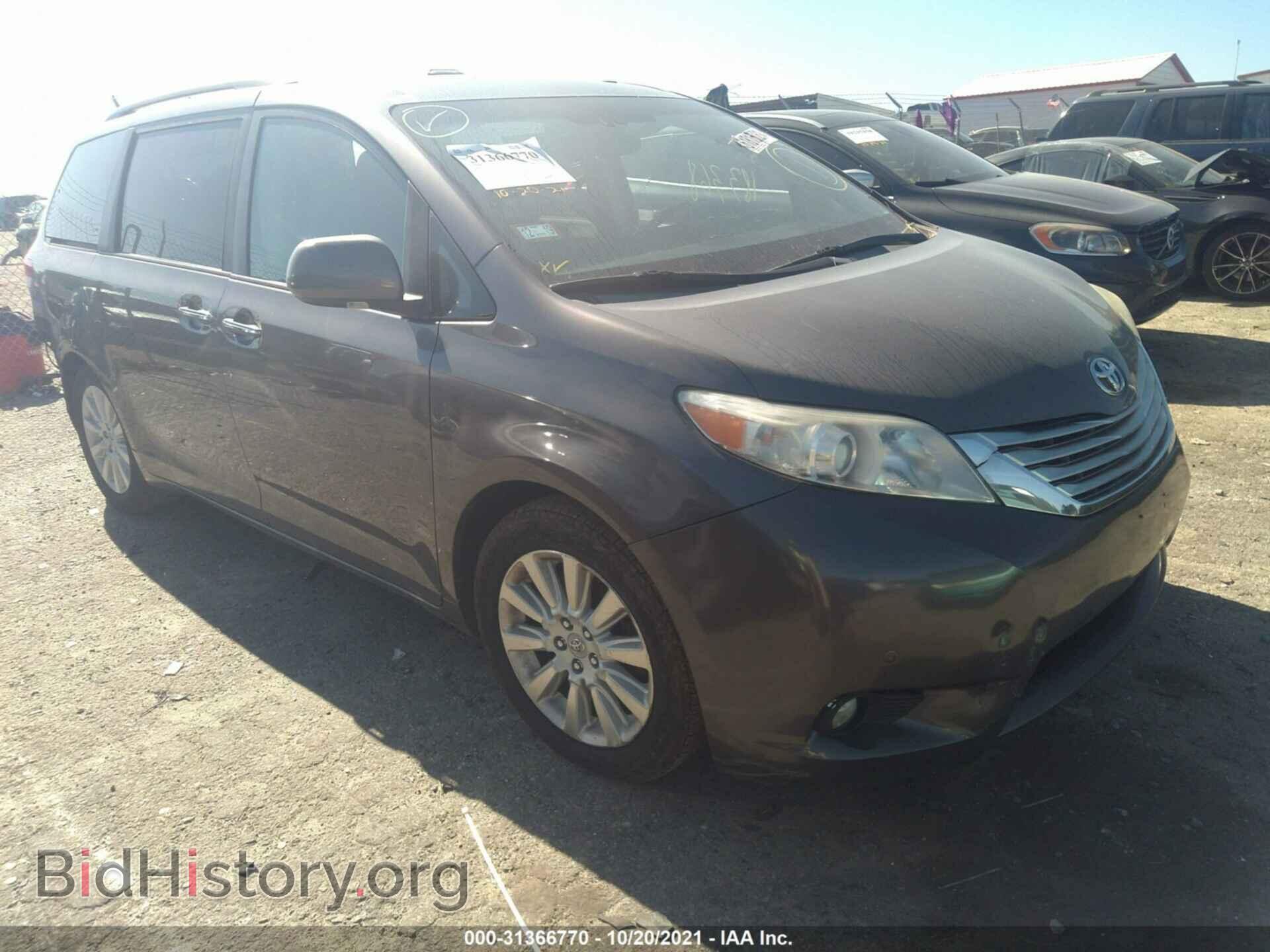 Фотография 5TDYK3DC4BS007777 - TOYOTA SIENNA 2011