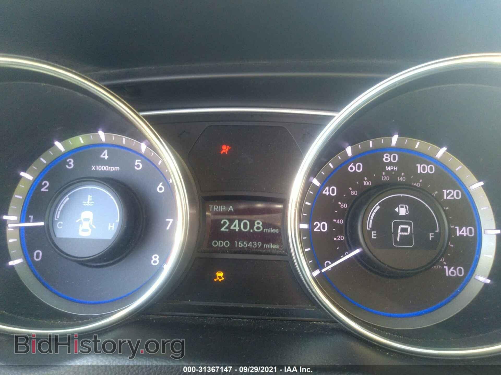 2012 HYUNDAI SONATA - VIN: 5NPEC4AC8CH360654 - Фото 7