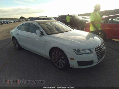 2013 Audi A7 3.0 Premium Plus, белый — VIN WAUYGAFC6DN113267, IAAI
