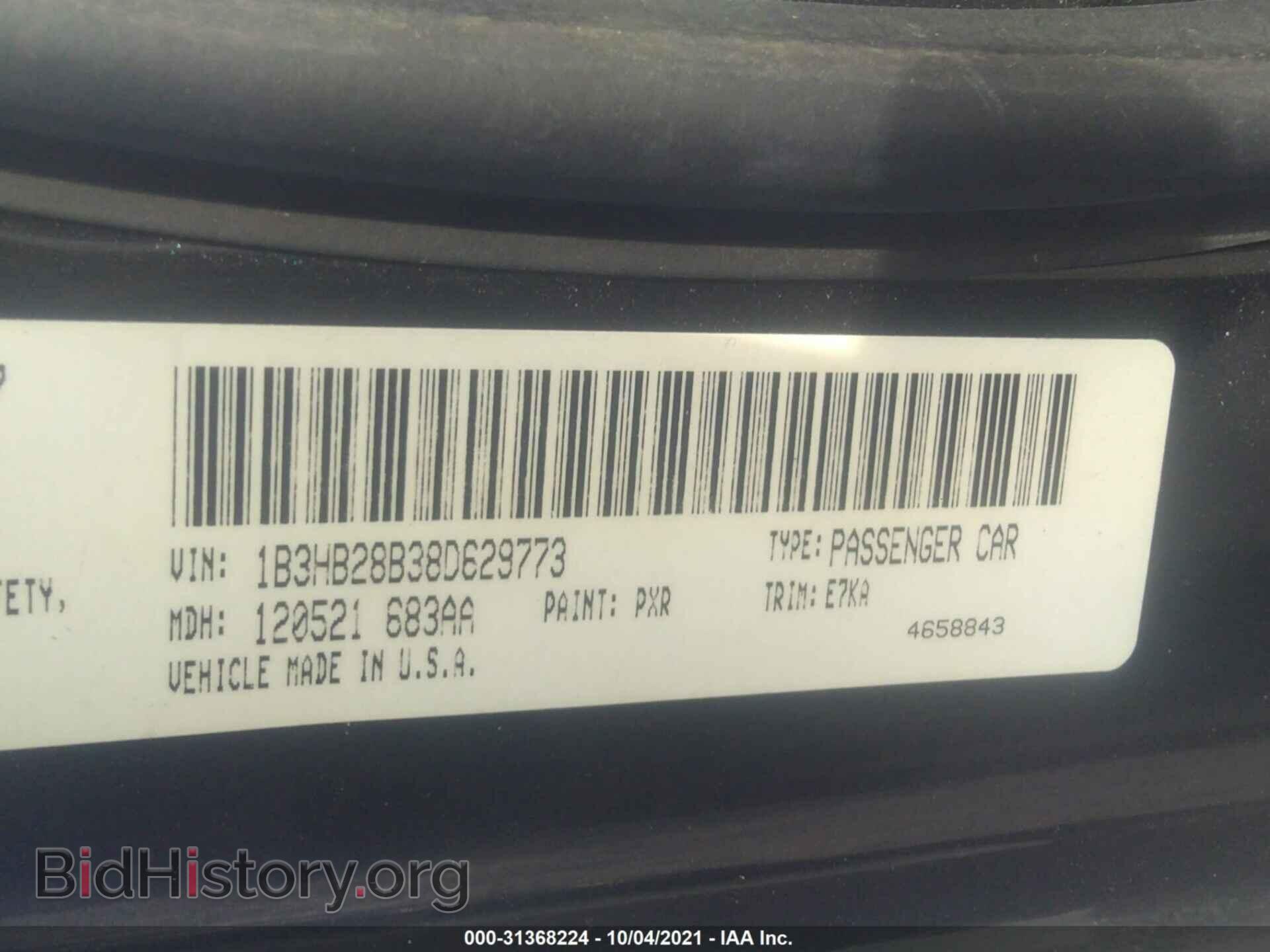 2008 DODGE CALIBER - VIN: 1B3HB28B38D629773 - Photo 9