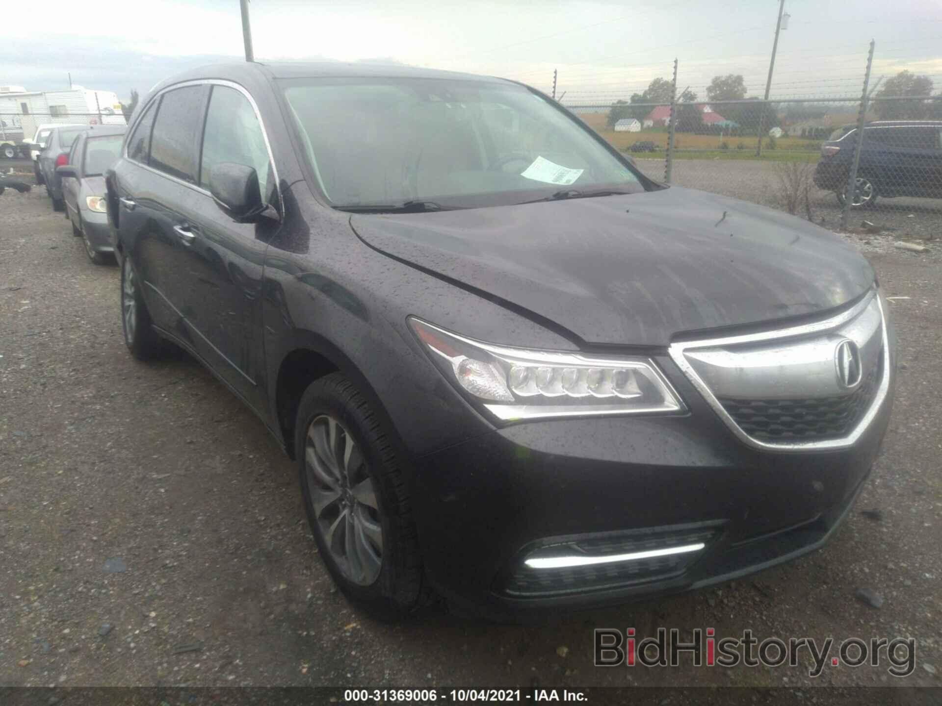 Photo 5FRYD4H45EB037980 - ACURA MDX 2014