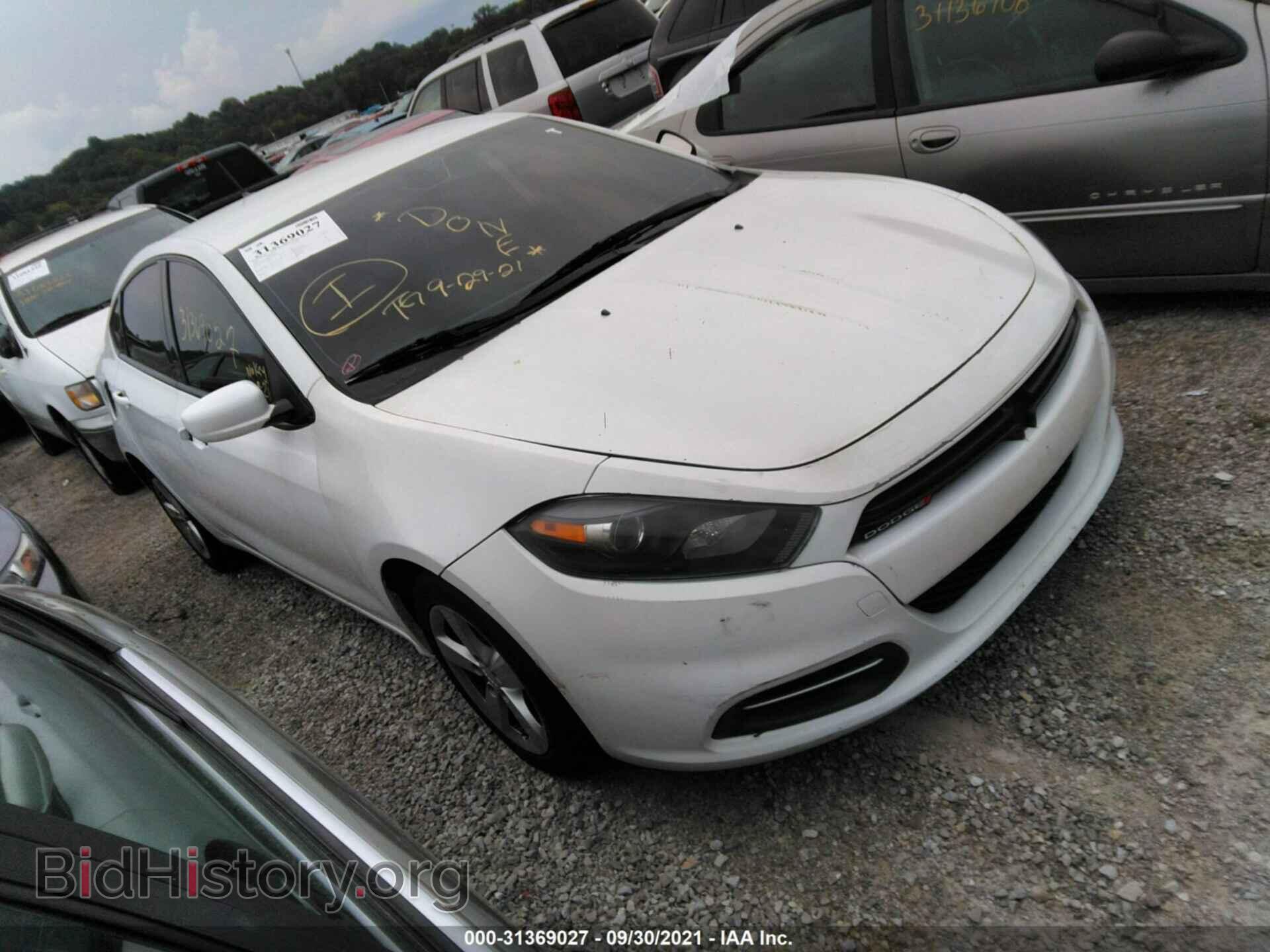 Фотография 1C3CDFBB6FD309206 - DODGE DART 2015