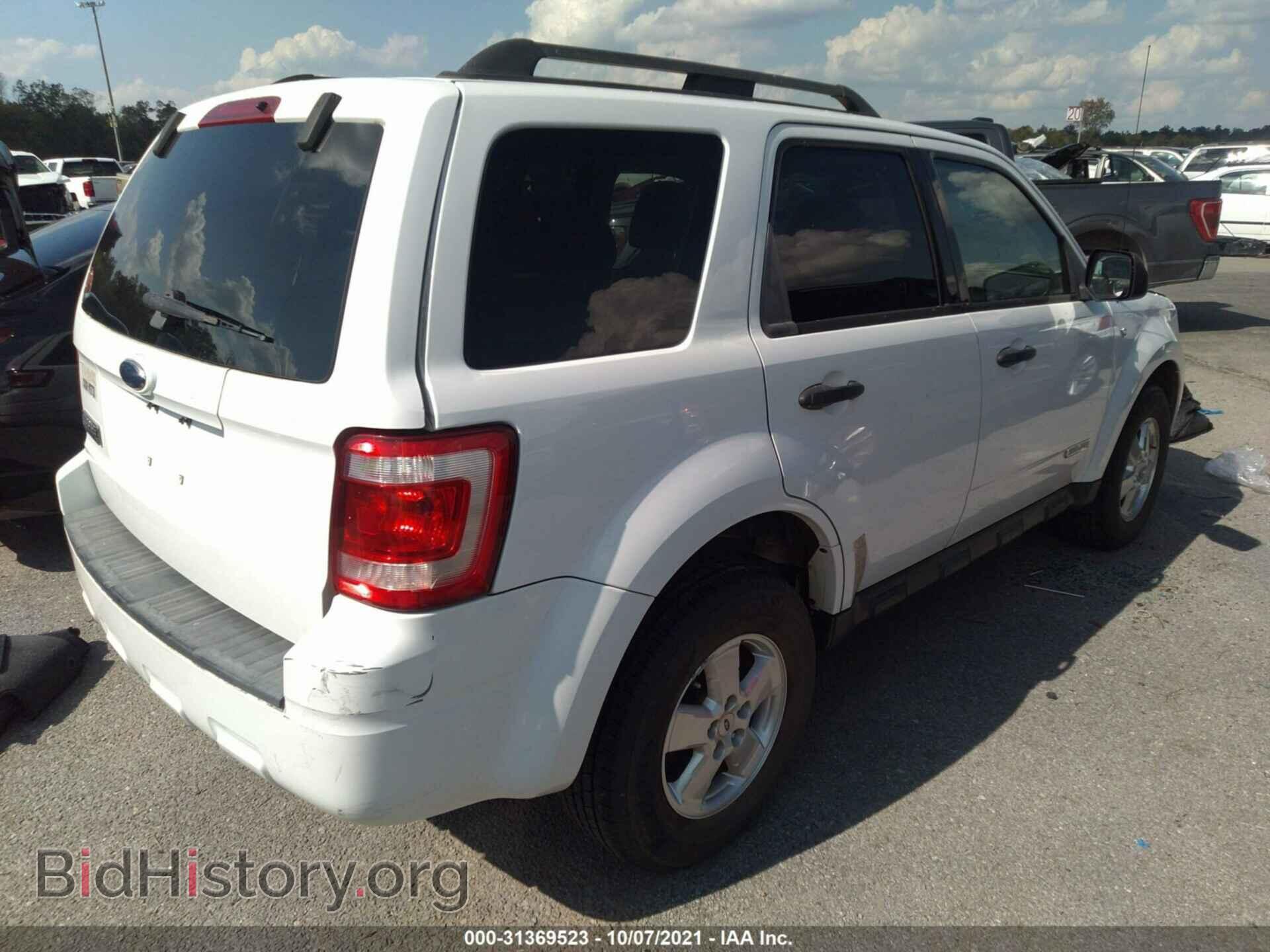 2008 FORD ESCAPE - VIN: 1FMCU03108KD90681 - Фото 4