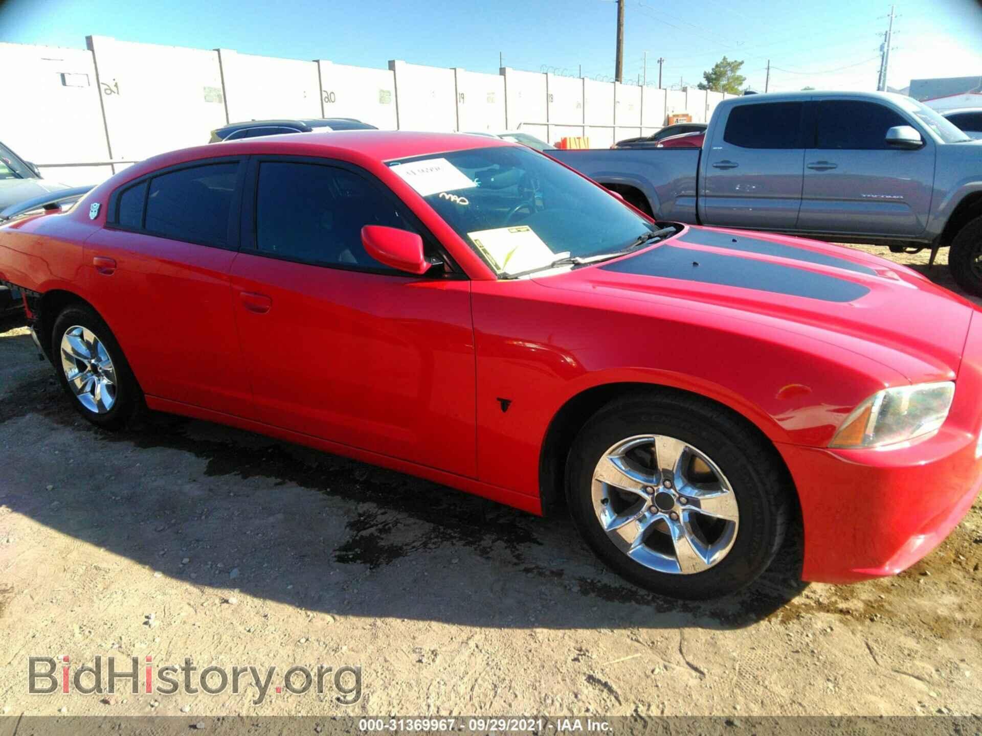 Photo 2C3CDXHG6DH609921 - DODGE CHARGER 2013