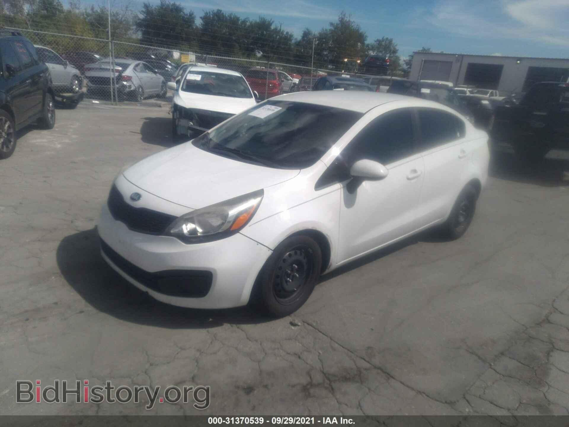 2014 KIA RIO - VIN: KNADM4A35E6407139 - Фото 2