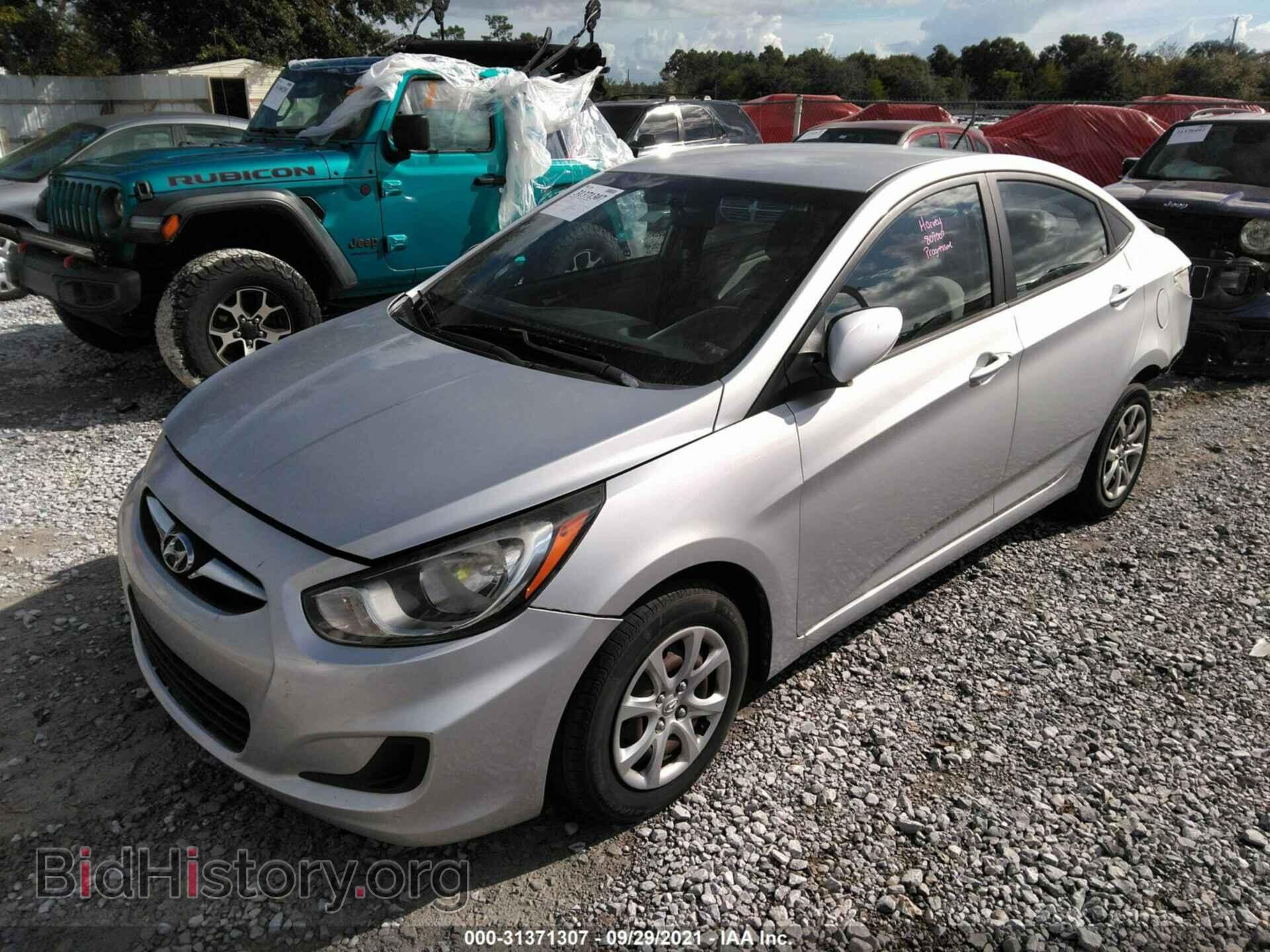 2012 HYUNDAI ACCENT - VIN: KMHCT4AEXCU204772 - Фото 2