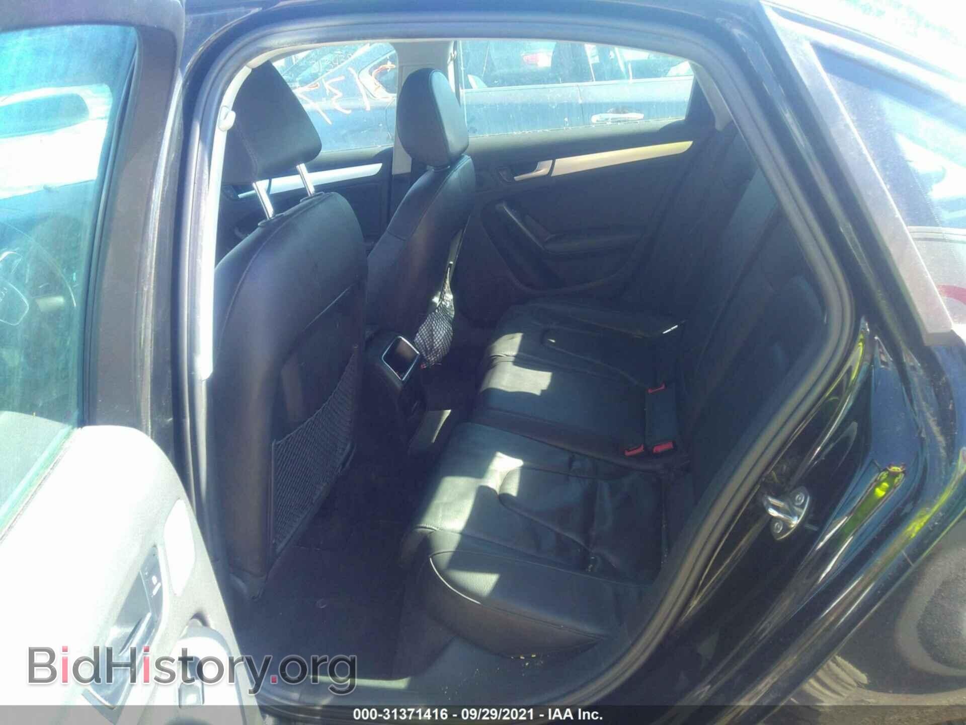 2010 AUDI A4 - VIN: WAUDFAFL2AN022073 - Фото 8