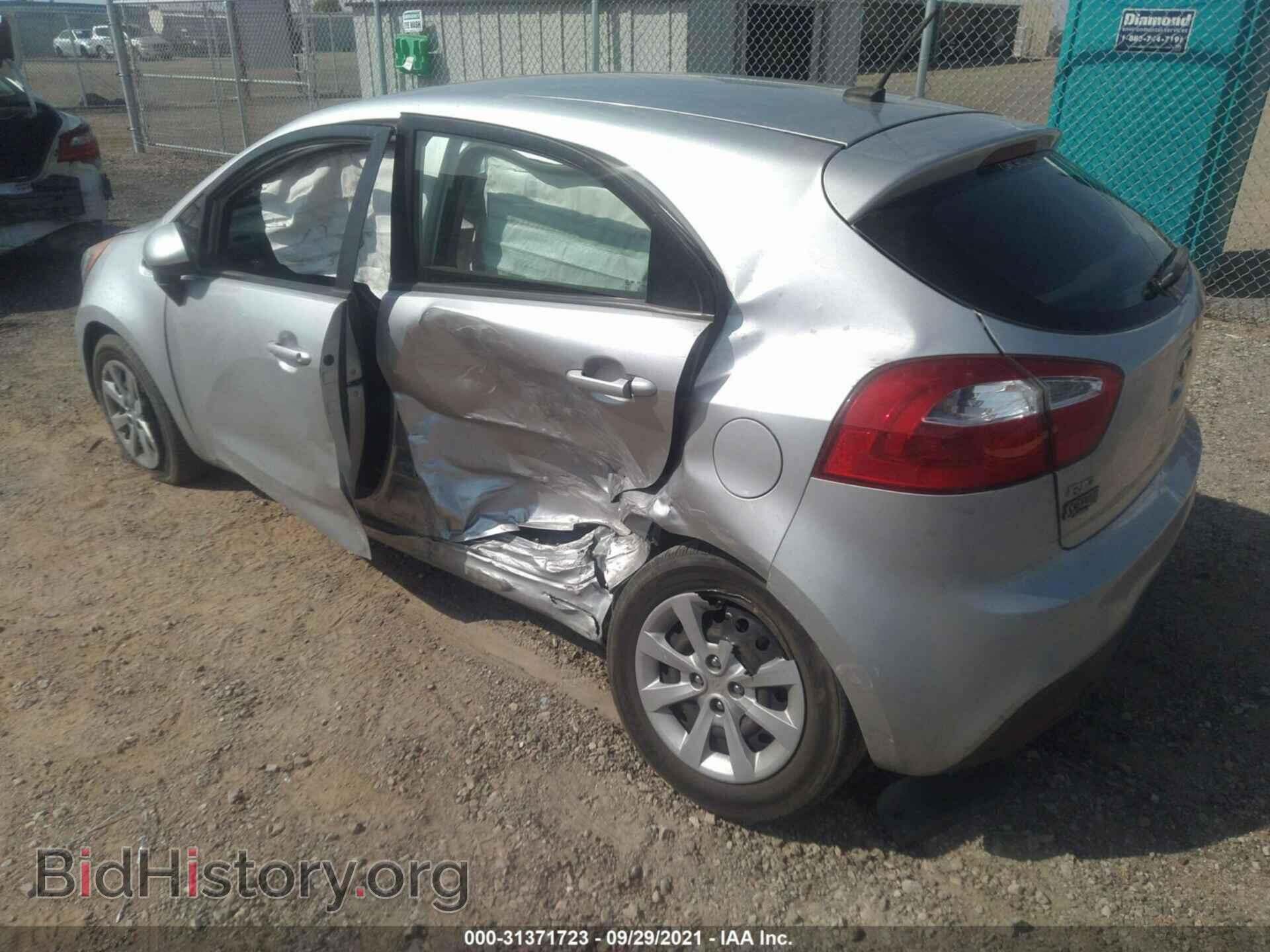 2013 KIA RIO - VIN: KNADM5A37D6281449 - Фото 3