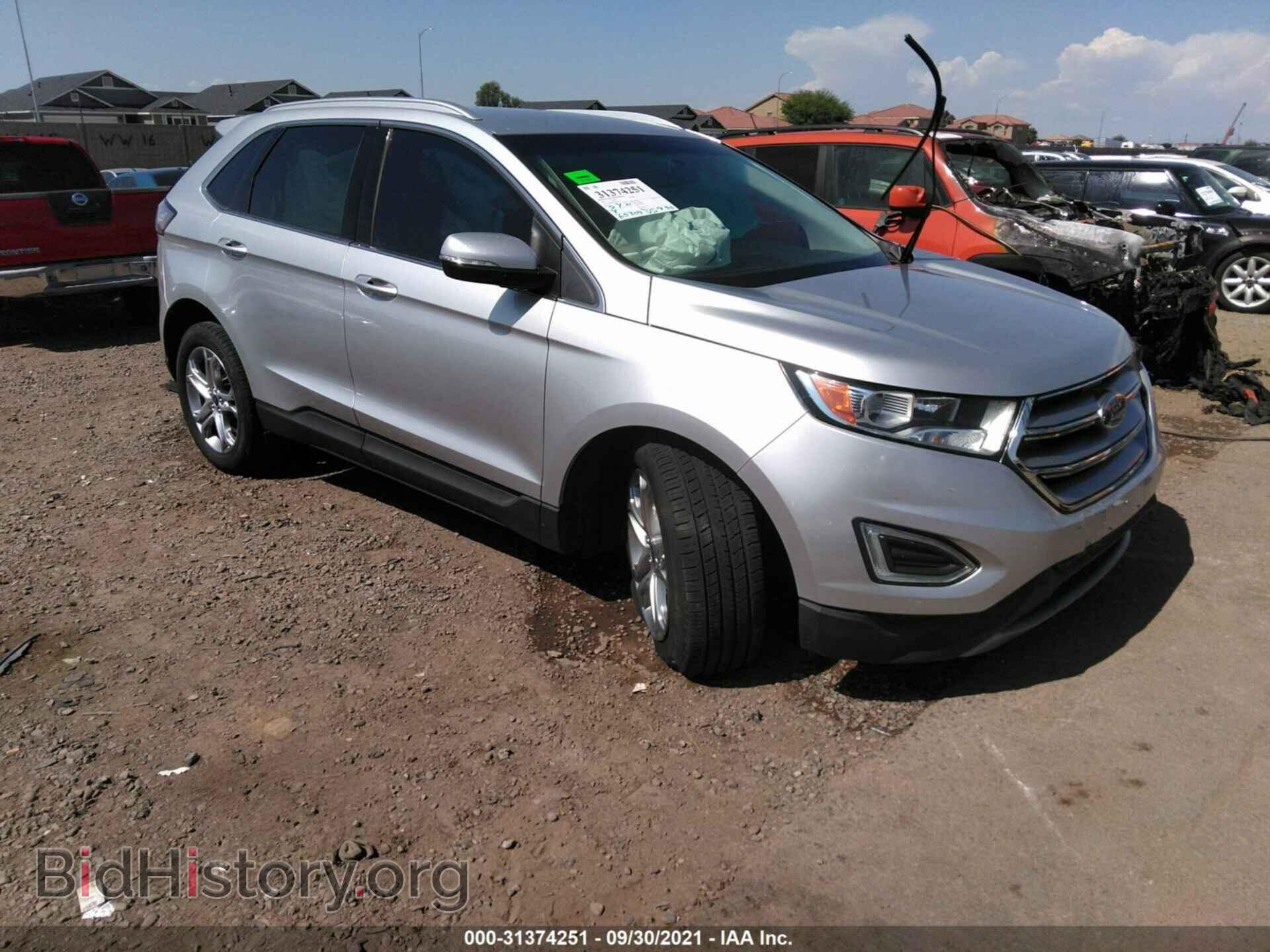 Фотография 2FMTK4K94FBB23037 - FORD EDGE 2015