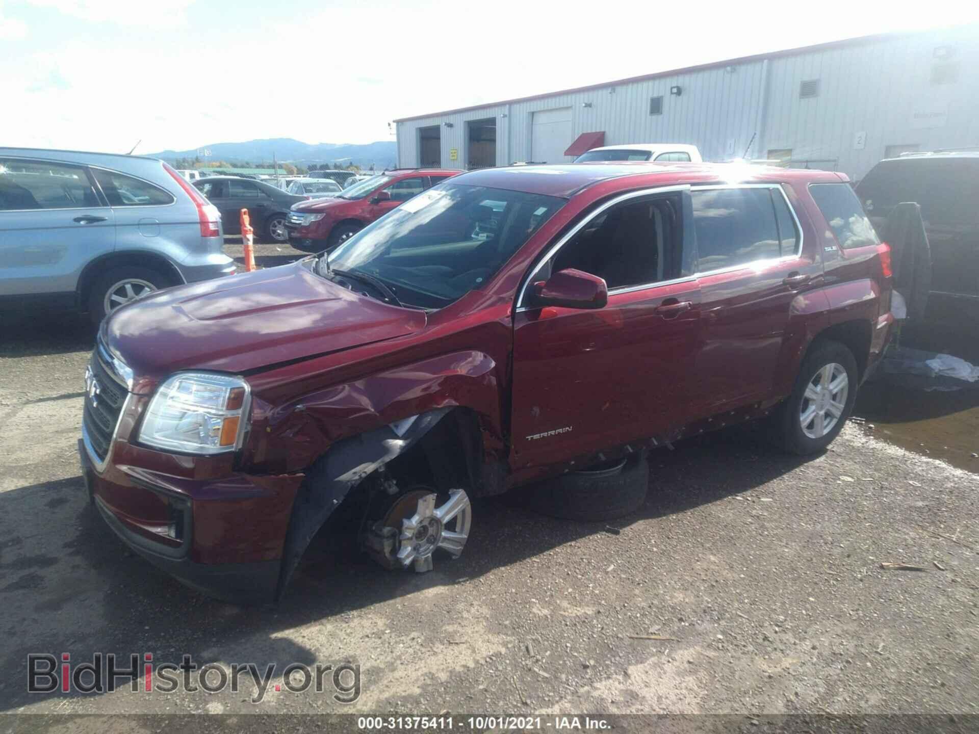 2016 GMC TERRAIN - VIN: 2GKFLSEK2G6259702 - Фото 2