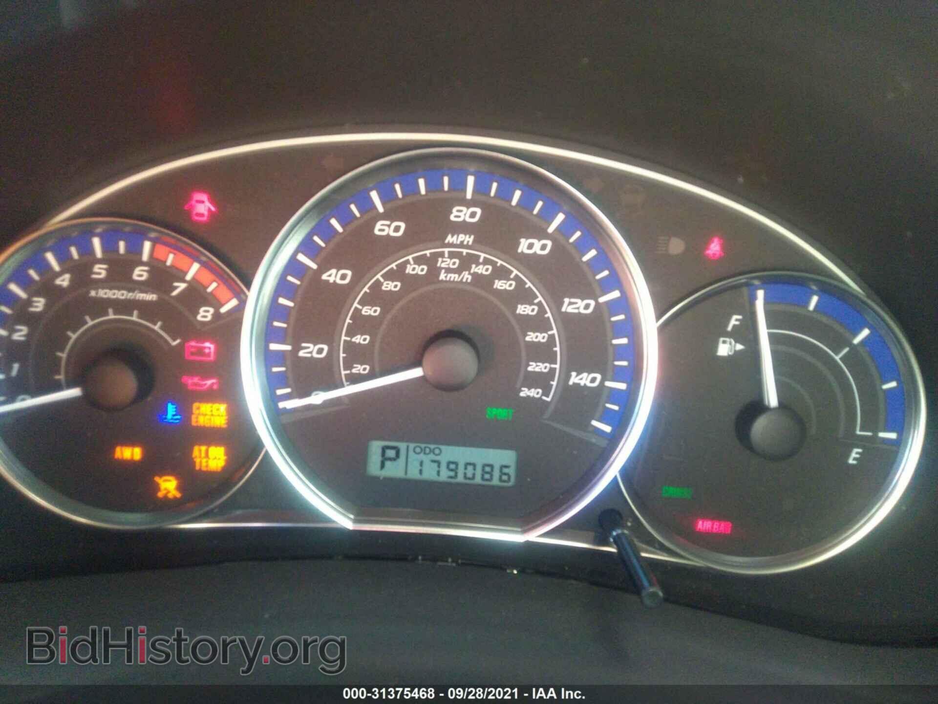 2010 SUBARU FORESTER - VIN: JF2SH6CC7AH762000 - Фото 7