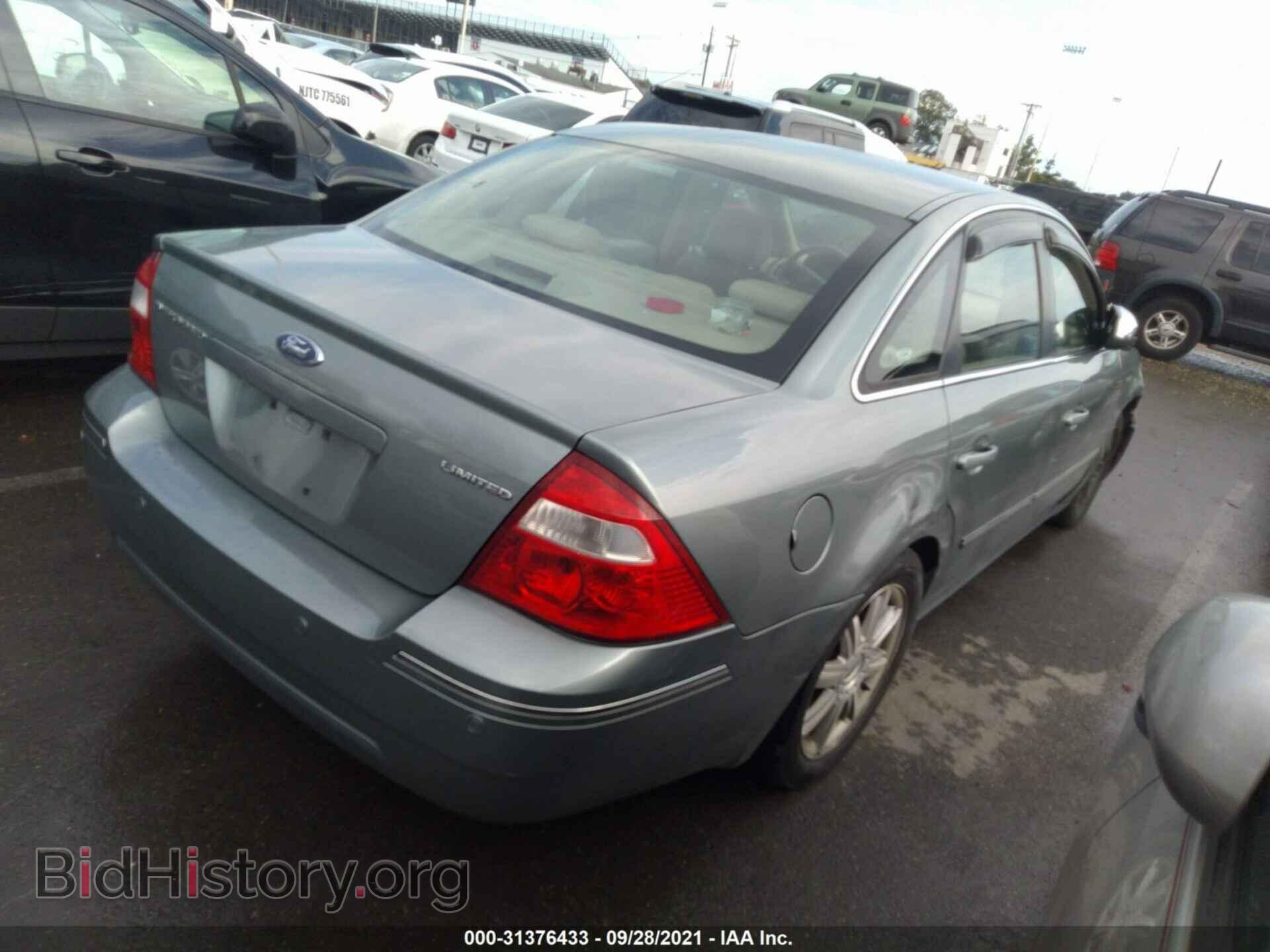 2006 FORD FIVE HUNDRED - VIN: 1FAHP25146G137296 - Фото 4