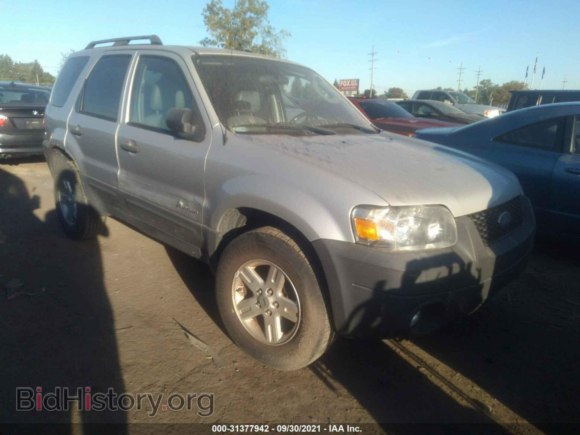 Photo 1FMCU49H57KB86825 - FORD ESCAPE 2007