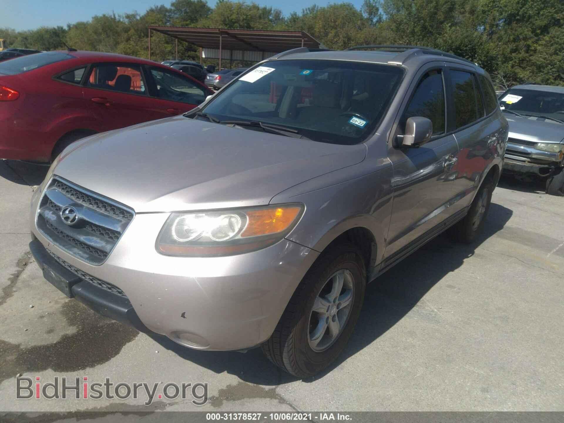 2007 HYUNDAI SANTA FE - VIN: 5NMSG13D77H014044 - Фото 2