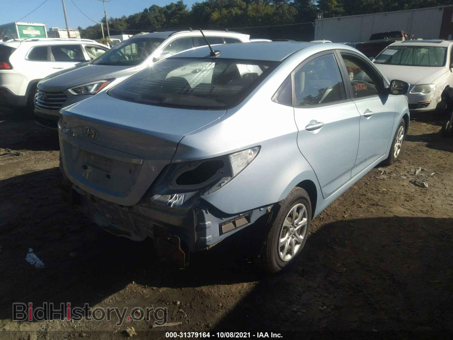 2014 HYUNDAI ACCENT - VIN: KMHCT4AEXEU677963 - Фото 4