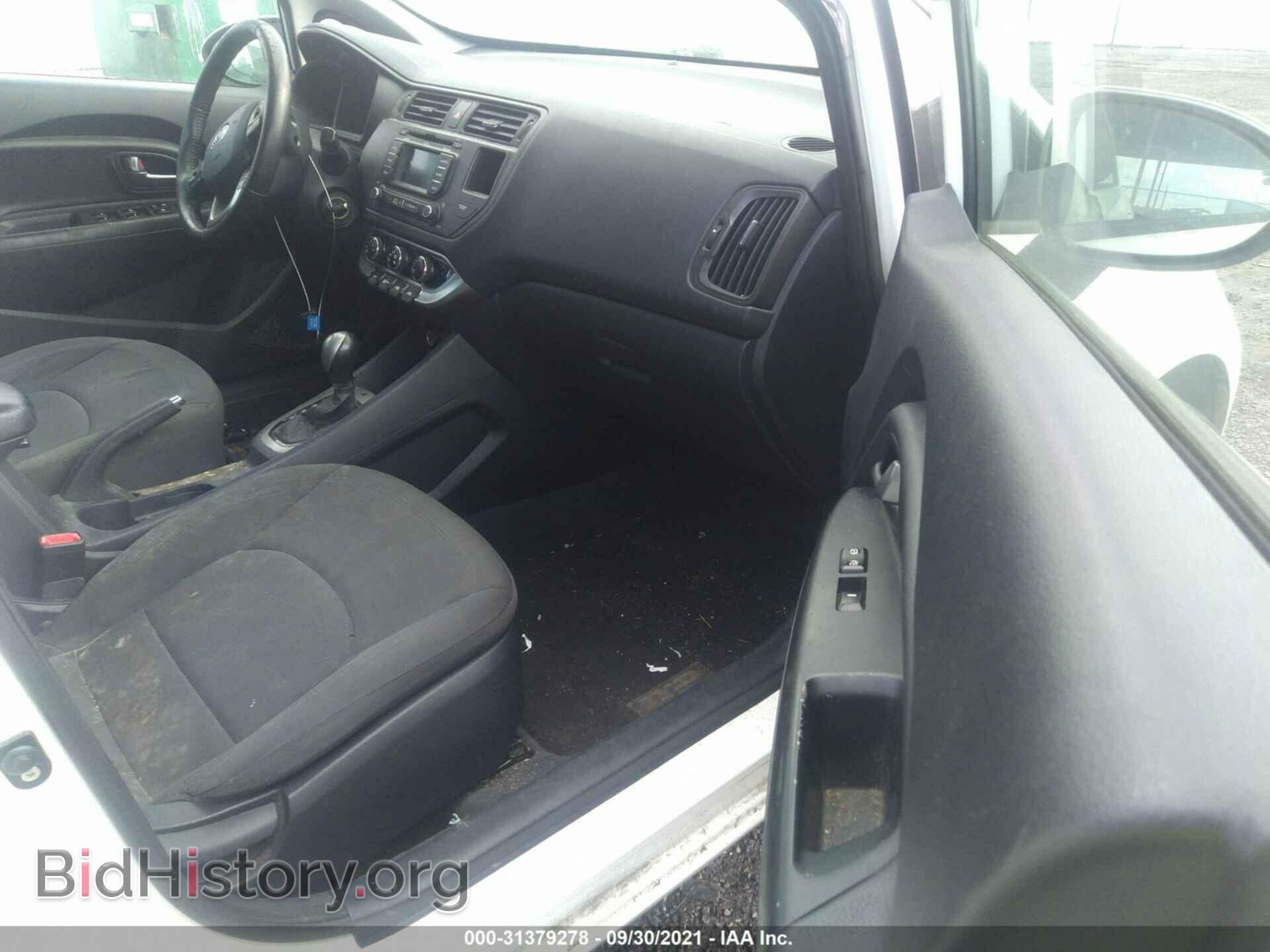 2012 KIA RIO - VIN: KNADN4A33C6095249 - Фото 5