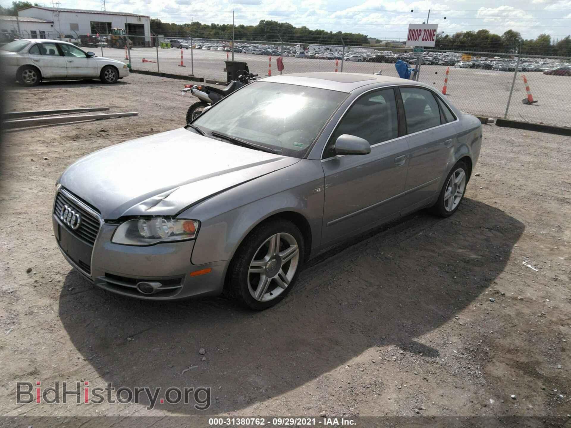 2007 AUDI A4 - VIN: WAUAF78E17A051794 - Фото 2