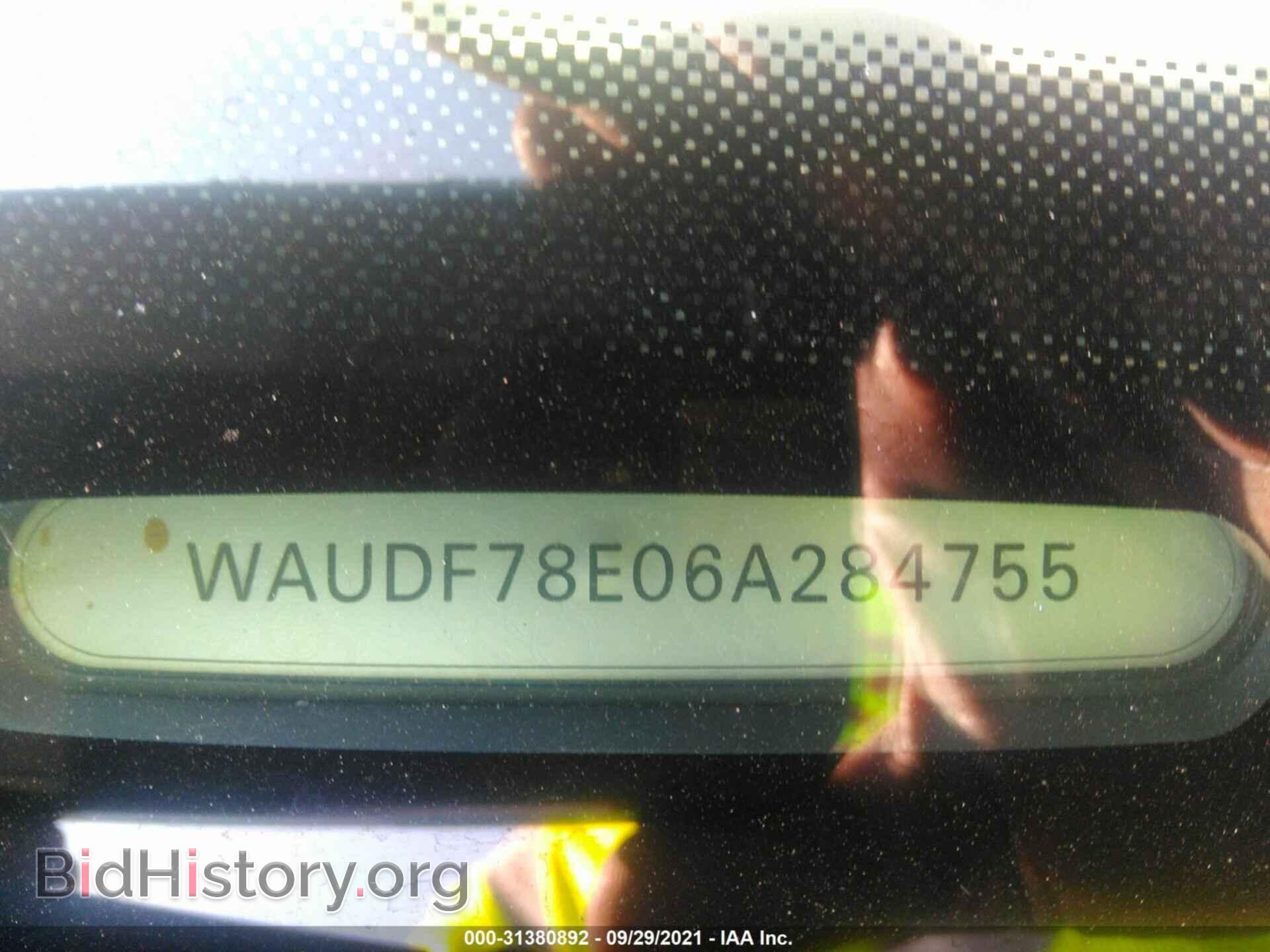 2006 AUDI A4 - VIN: WAUDF78E06A284755 - Фото 9