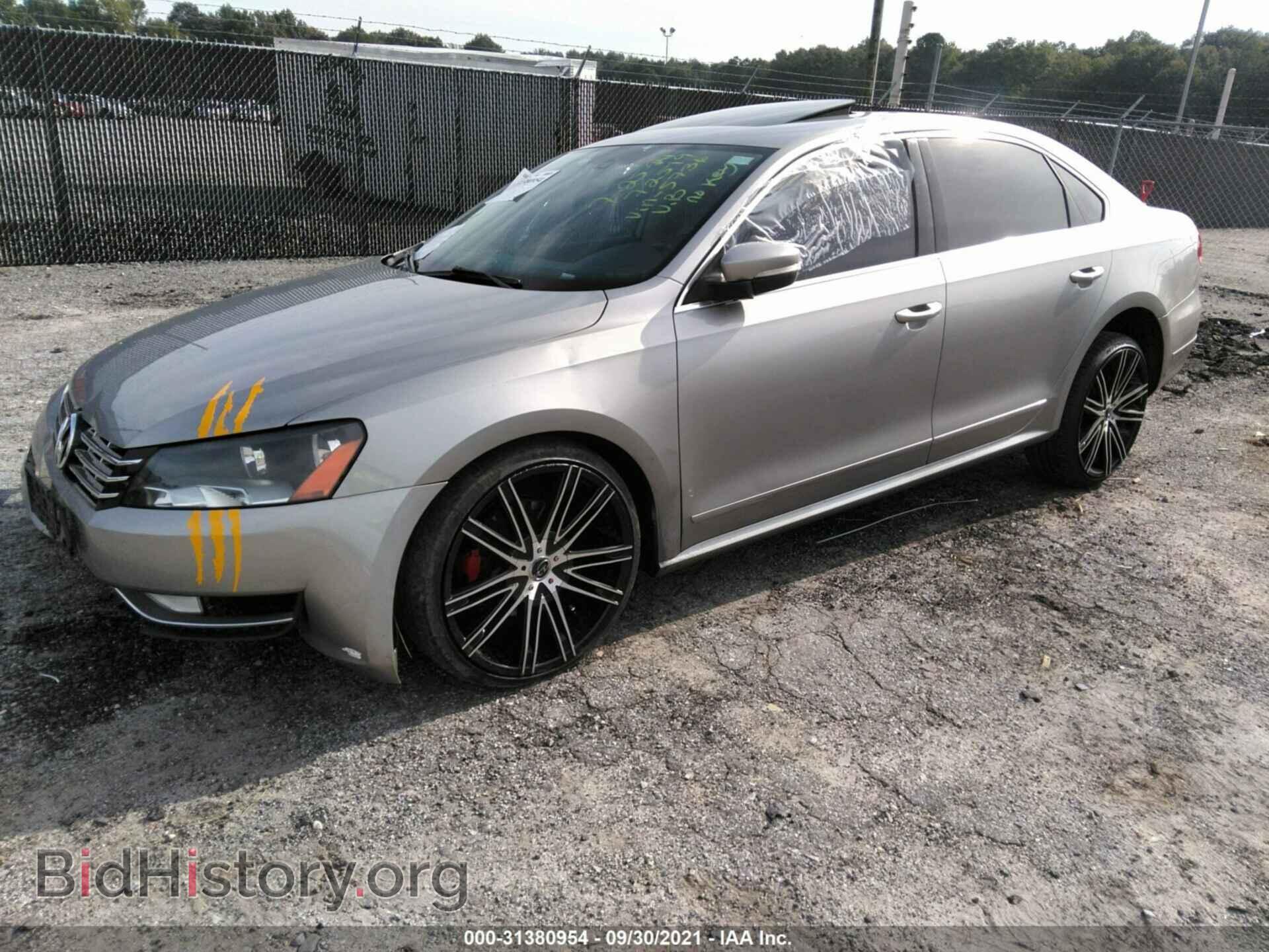 2014 VOLKSWAGEN PASSAT - VIN: 1VWCS7A31EC005736 - Фото 2