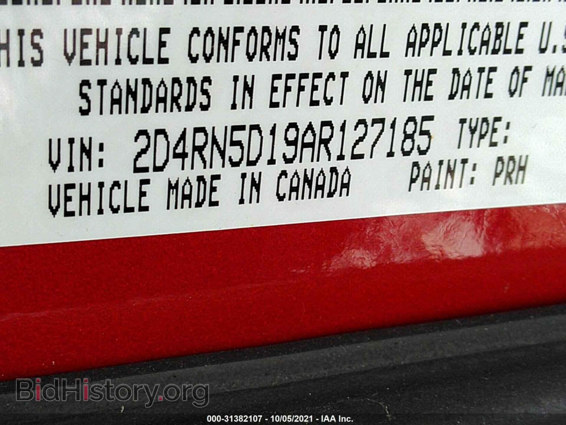2010 DODGE GRAND CARAVAN - VIN: 2D4RN5D19AR127185 - Фото 8