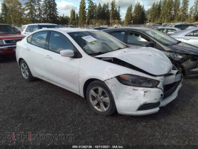 2015 Dodge DART SXT, white — VIN 1C3CDFBB3FD405603, IAAI