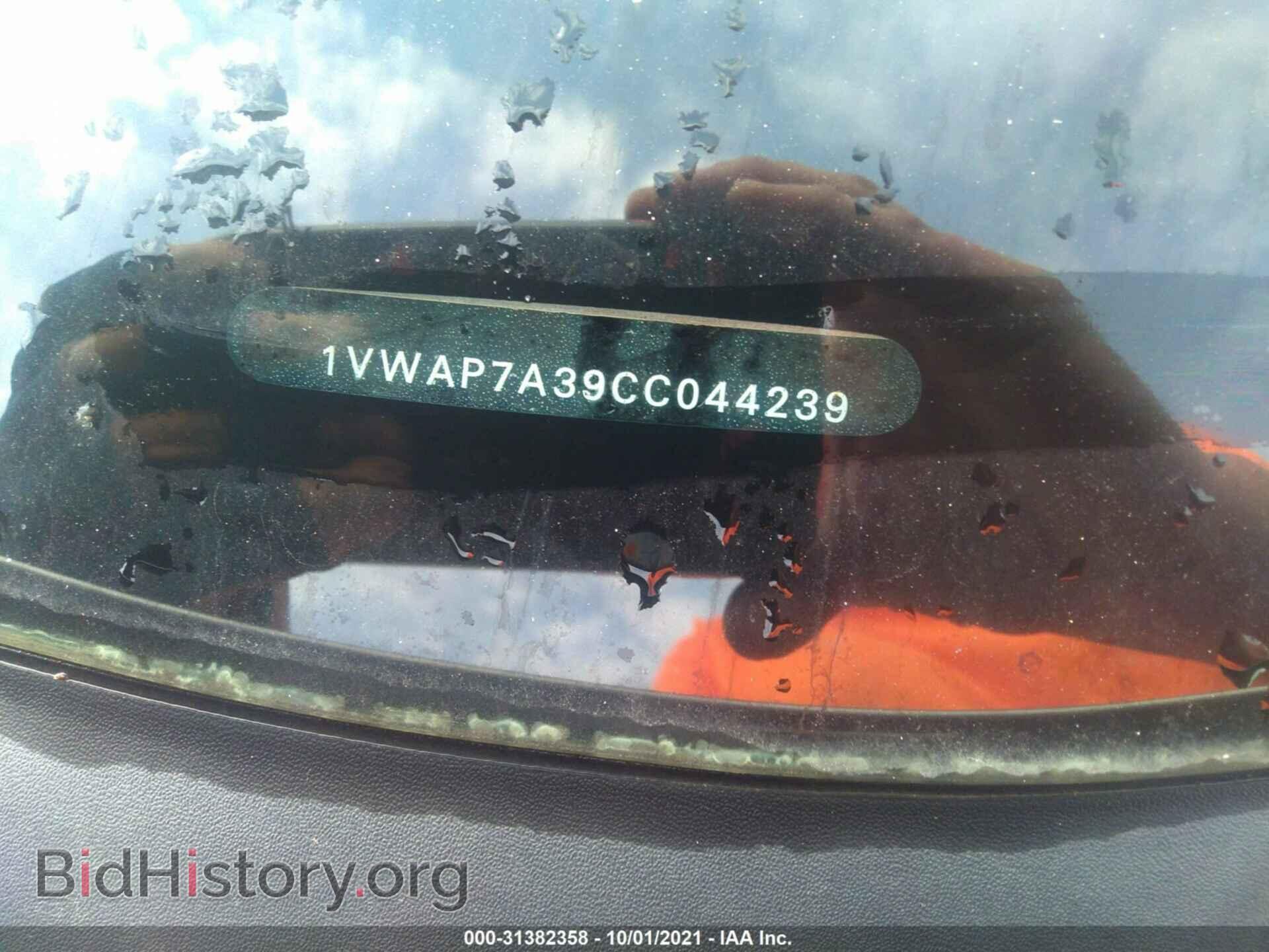 2012 VOLKSWAGEN PASSAT - VIN: 1VWAP7A39CC044239 - Фото 9