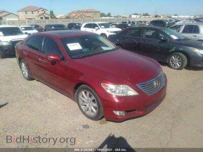 2011 Lexus LS 460, red — VIN JTHBL5EF0B5106950, IAAI