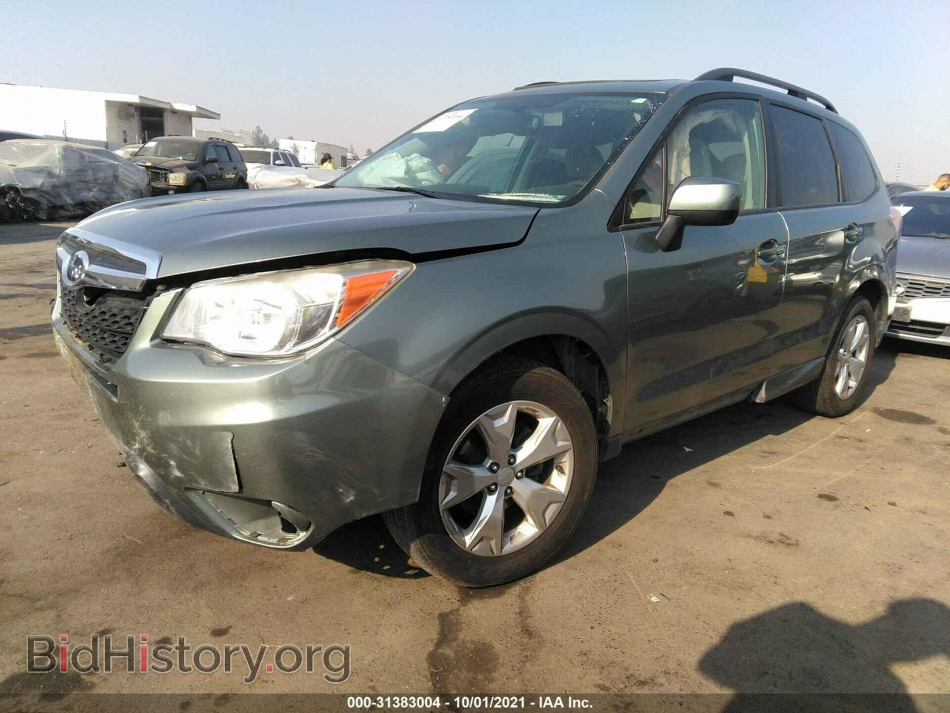 2014 SUBARU FORESTER - VIN: JF2SJAEC3EH544078 - Фото 2