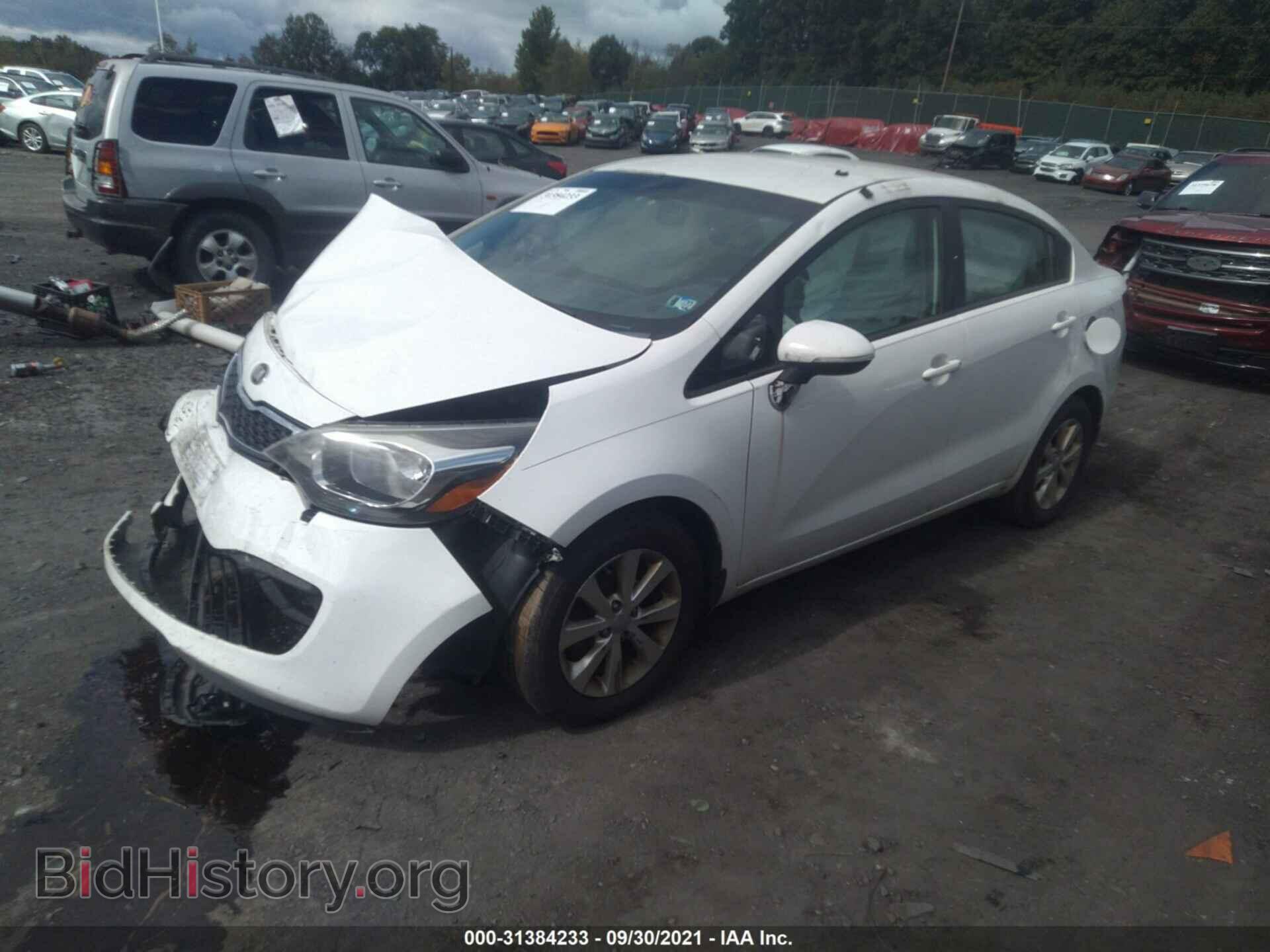 2013 KIA RIO - VIN: KNADN4A34D6241305 - Photo 2
