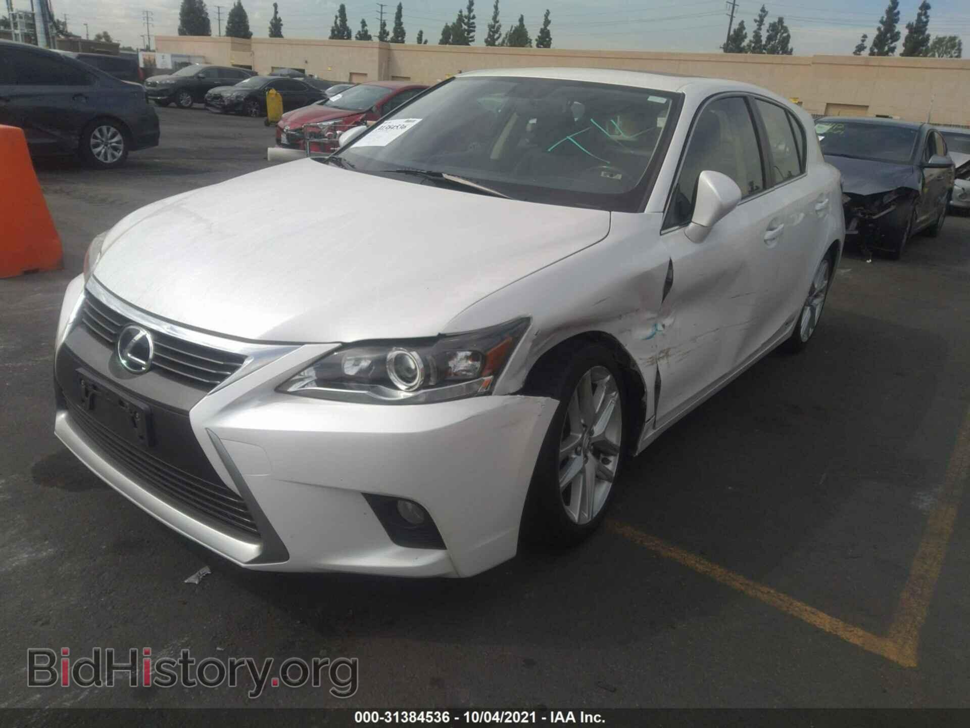 2015 LEXUS CT 200H - VIN: JTHKD5BH2F2233922 - Фото 2