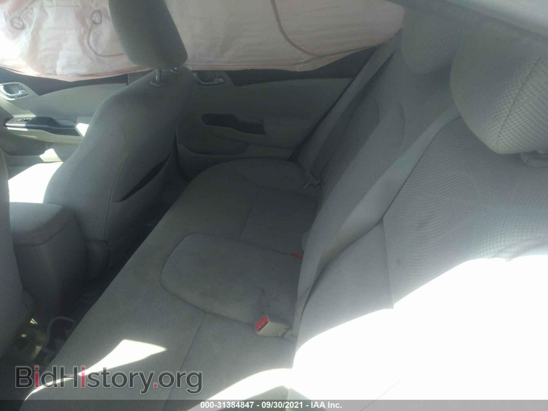 2012 HONDA CIVIC SDN - VIN: 19XFB2F52CE052907 - Фото 8