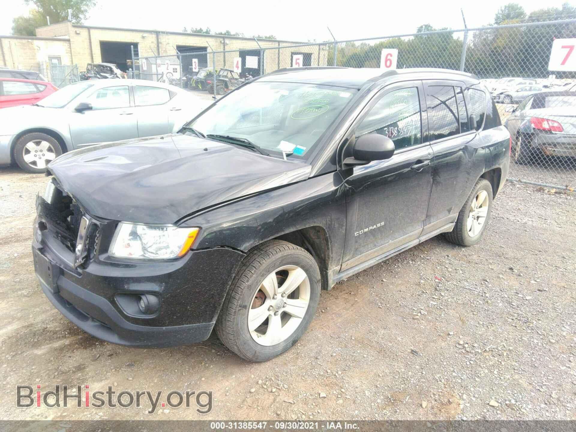 2011 JEEP COMPASS - VIN: 1J4NF1FB7BD134321 - Фото 2