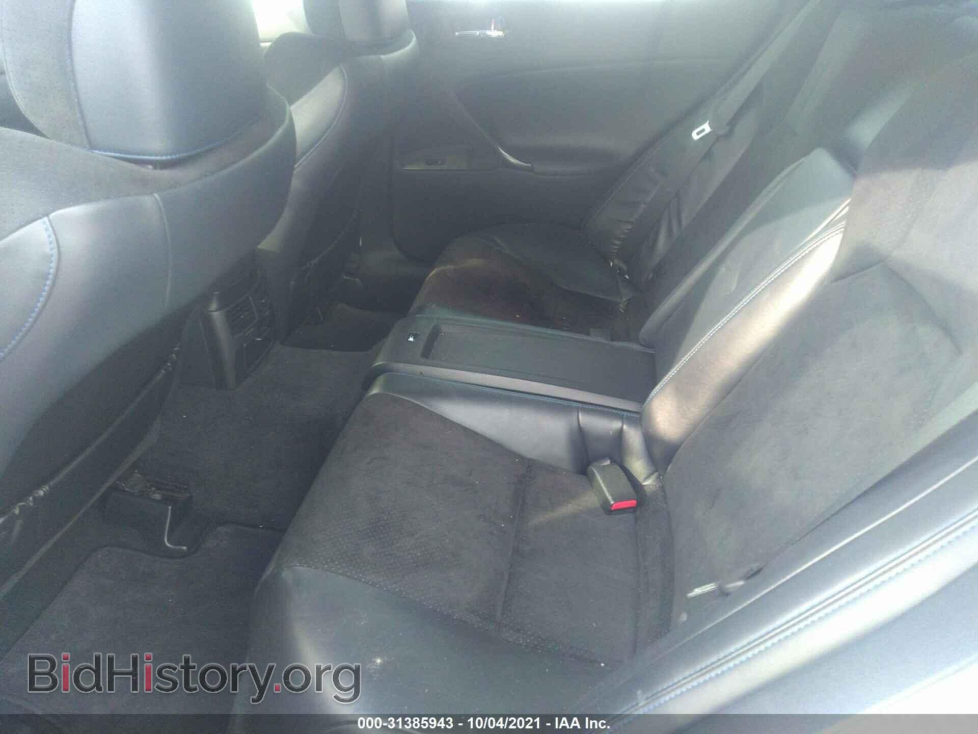 2012 LEXUS IS F - VIN: JTHBP5C25C5009801 - Фото 8