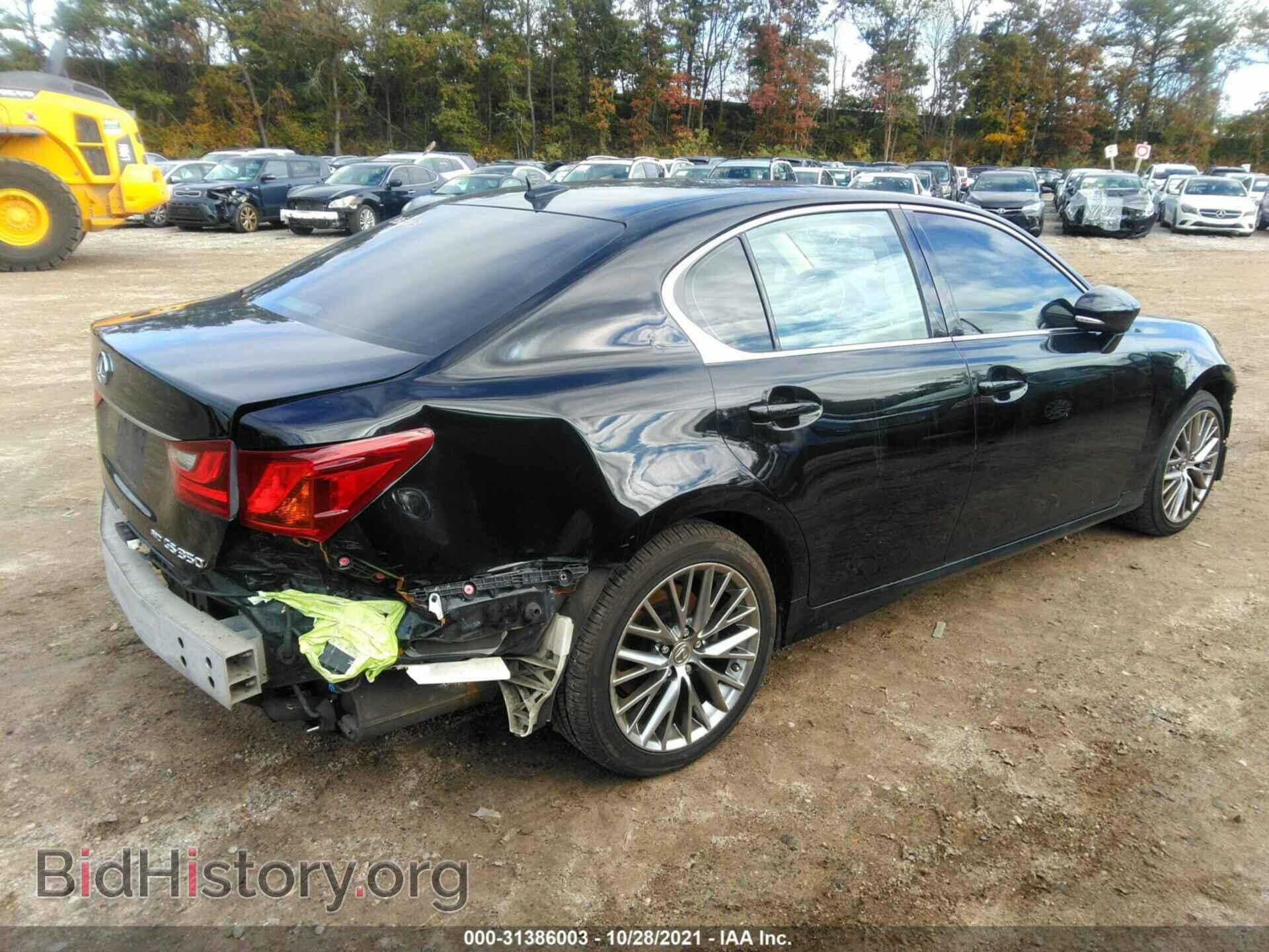 2013 LEXUS GS 350 - VIN: JTHCE1BL2D5004862 - Фото 4