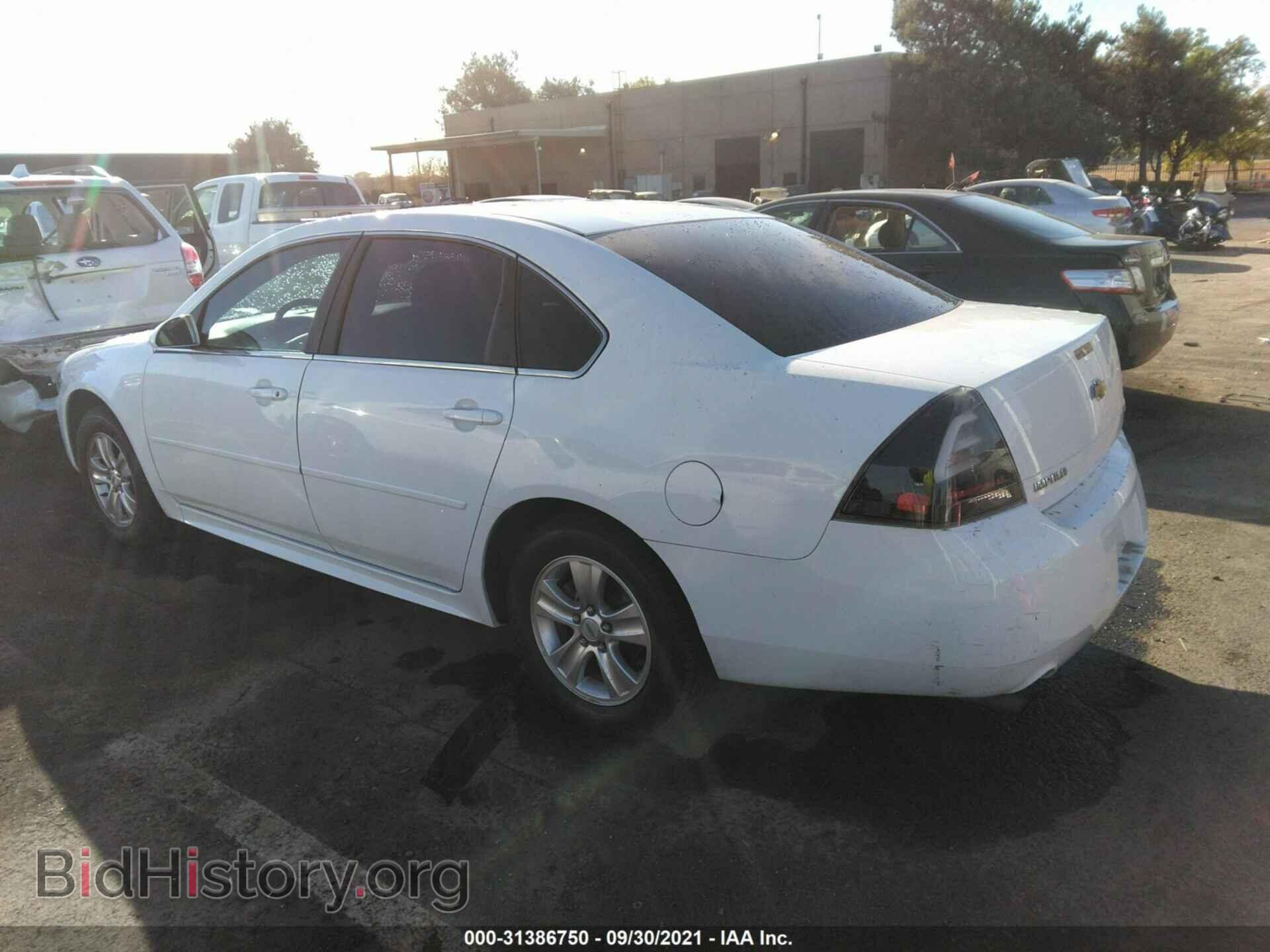 2012 CHEVROLET IMPALA - VIN: 2G1WF5E31C1311771 - Фото 3