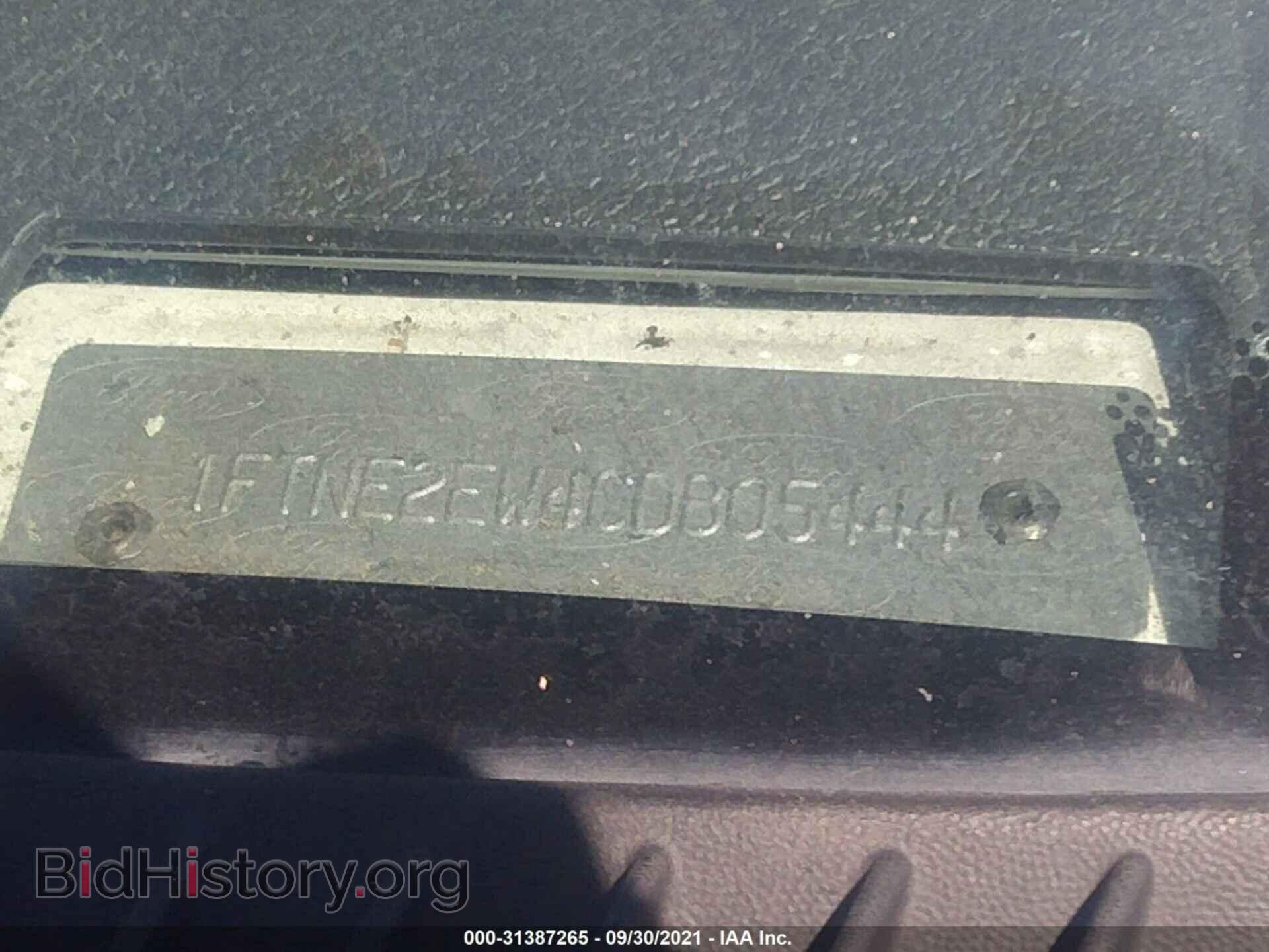 2012 FORD ECONOLINE CARGO VAN - VIN: 1FTNE2EW4CDB05444 - Фото 9