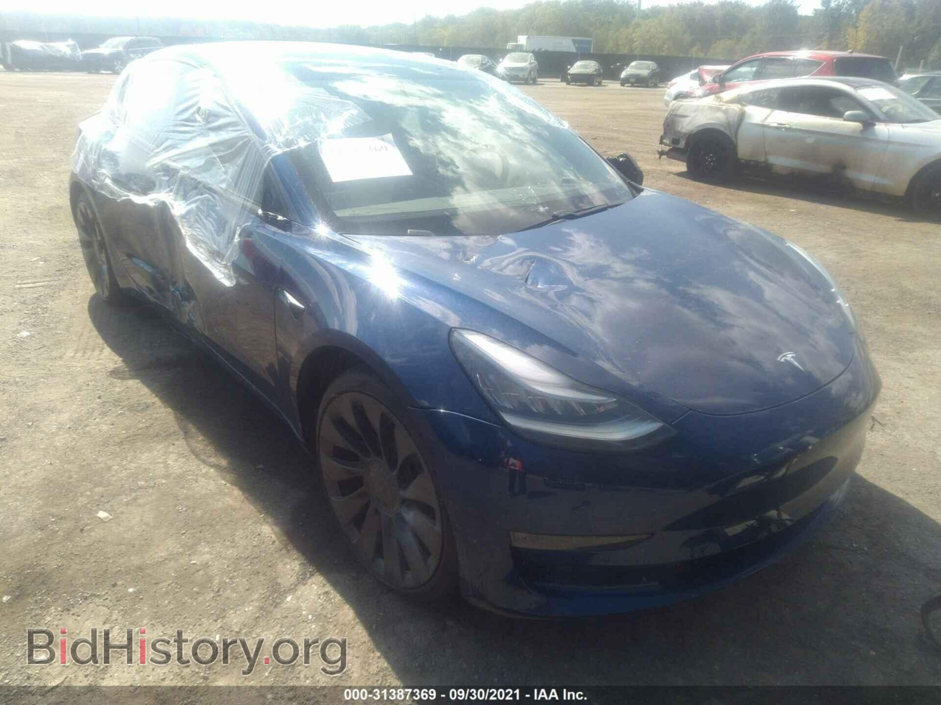 Фотография 5YJ3E1EC8MF849548 - TESLA MODEL 3 2021