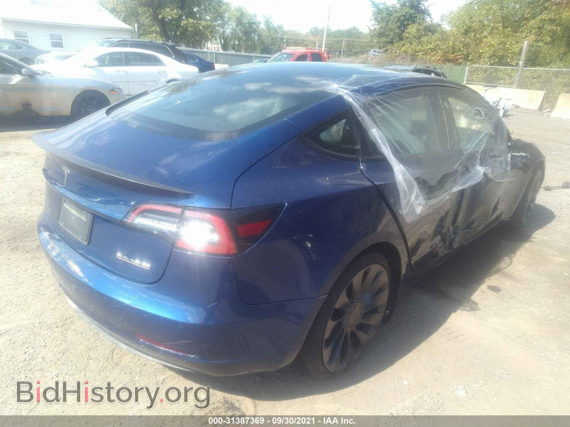 2021 TESLA MODEL 3 - VIN: 5YJ3E1EC8MF849548 - Фото 4